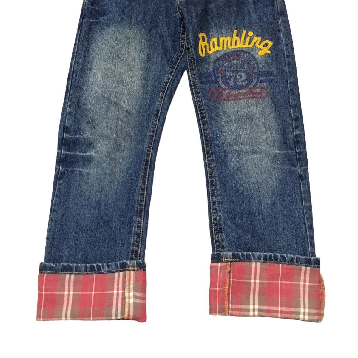 If Six Was Nine × Japanese Brand × Le Grande Bleu (L.G.B.) Rare Design Vintage Japanese Brand Distressed Jeans 1990s Size US 33 - 7 Thumbnail