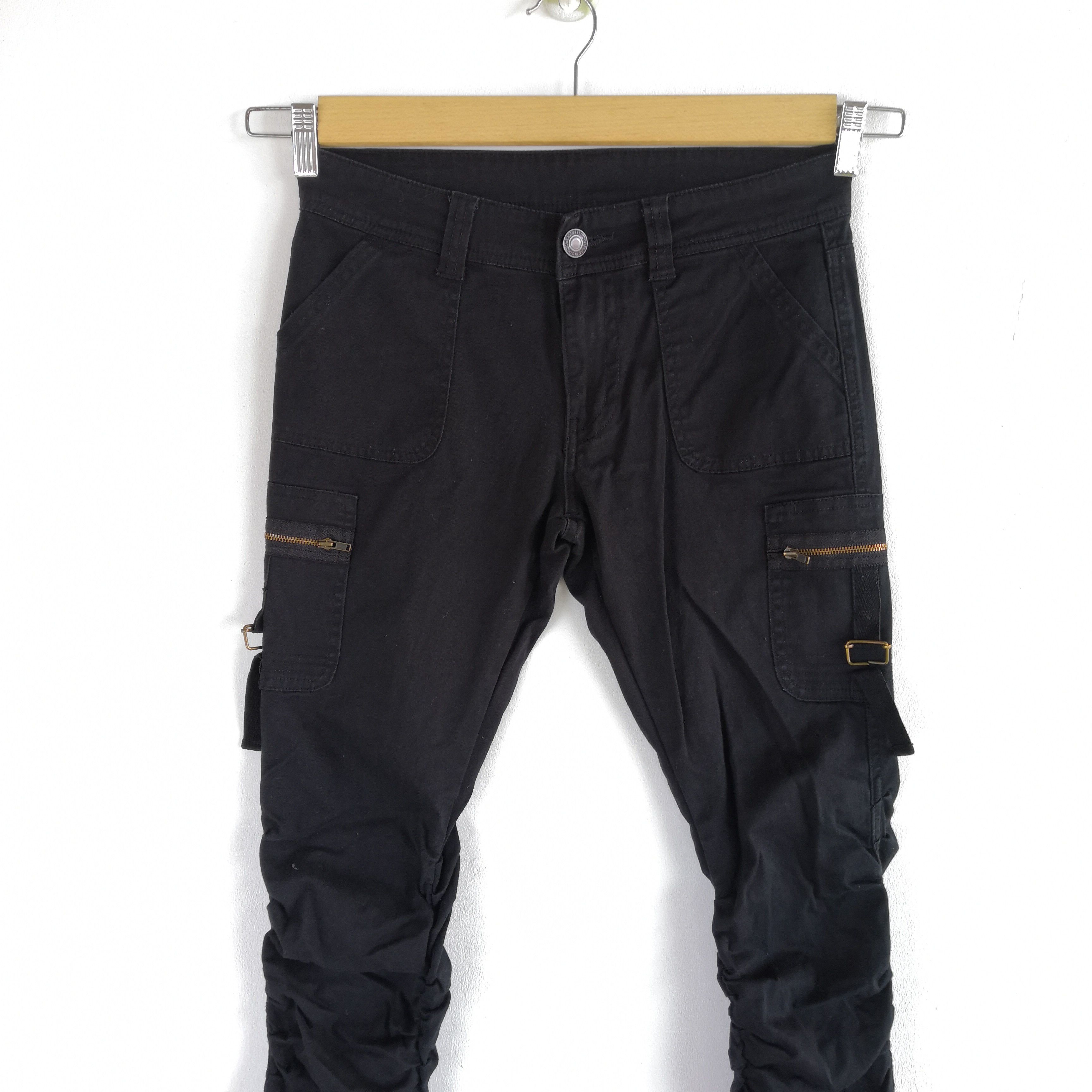 If Six Was Nine × Japanese Brand × Vintage Japanese Tactical Shaggy Cargo Pants Multi Pocket Trousers Size 28" / US 6 / IT 42 - 3 Thumbnail