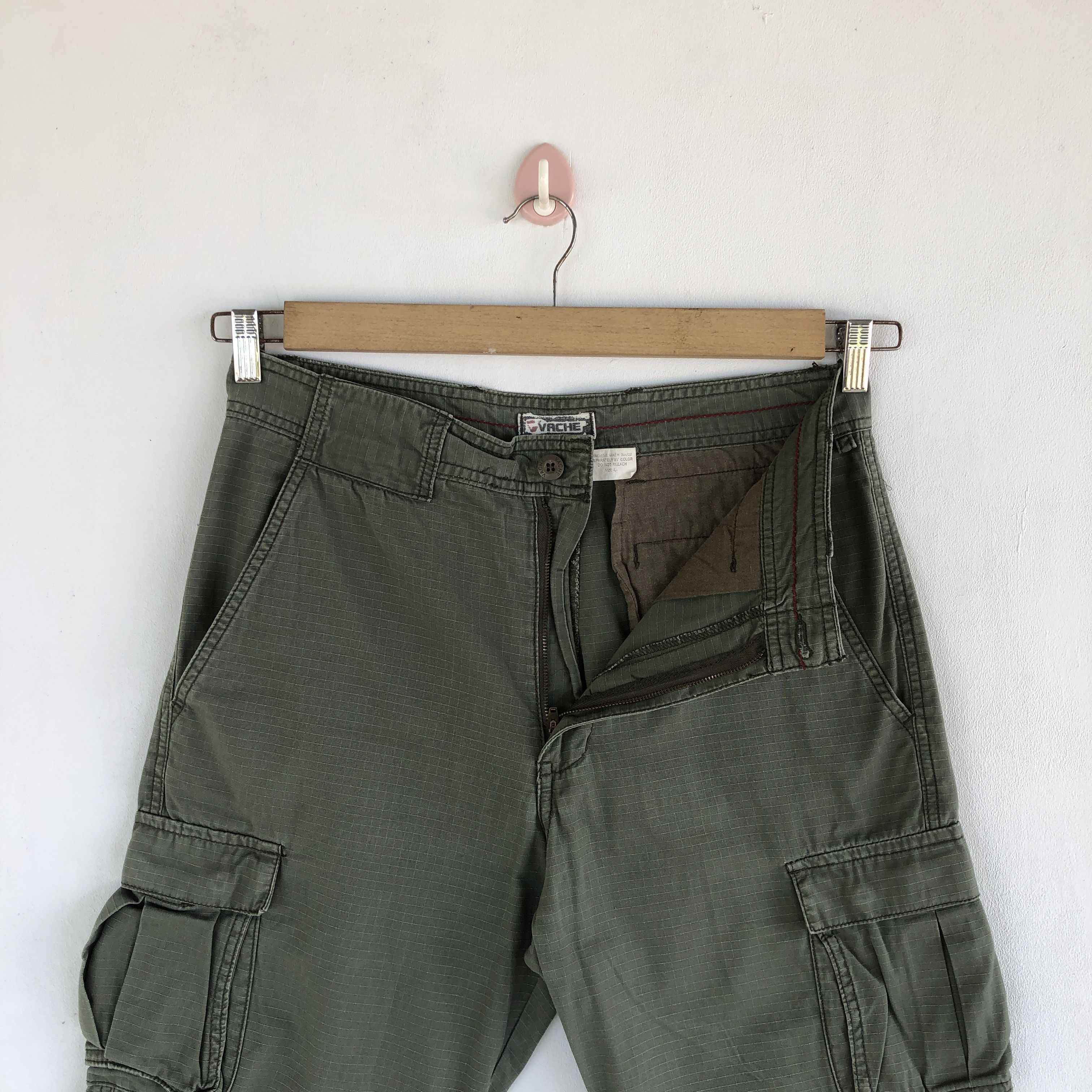 Japanese Brand × Vintage Vintage Japanese Cargo Pants Multi Pocket Utility Trousers Size US 32 / EU 48 - 8 Thumbnail
