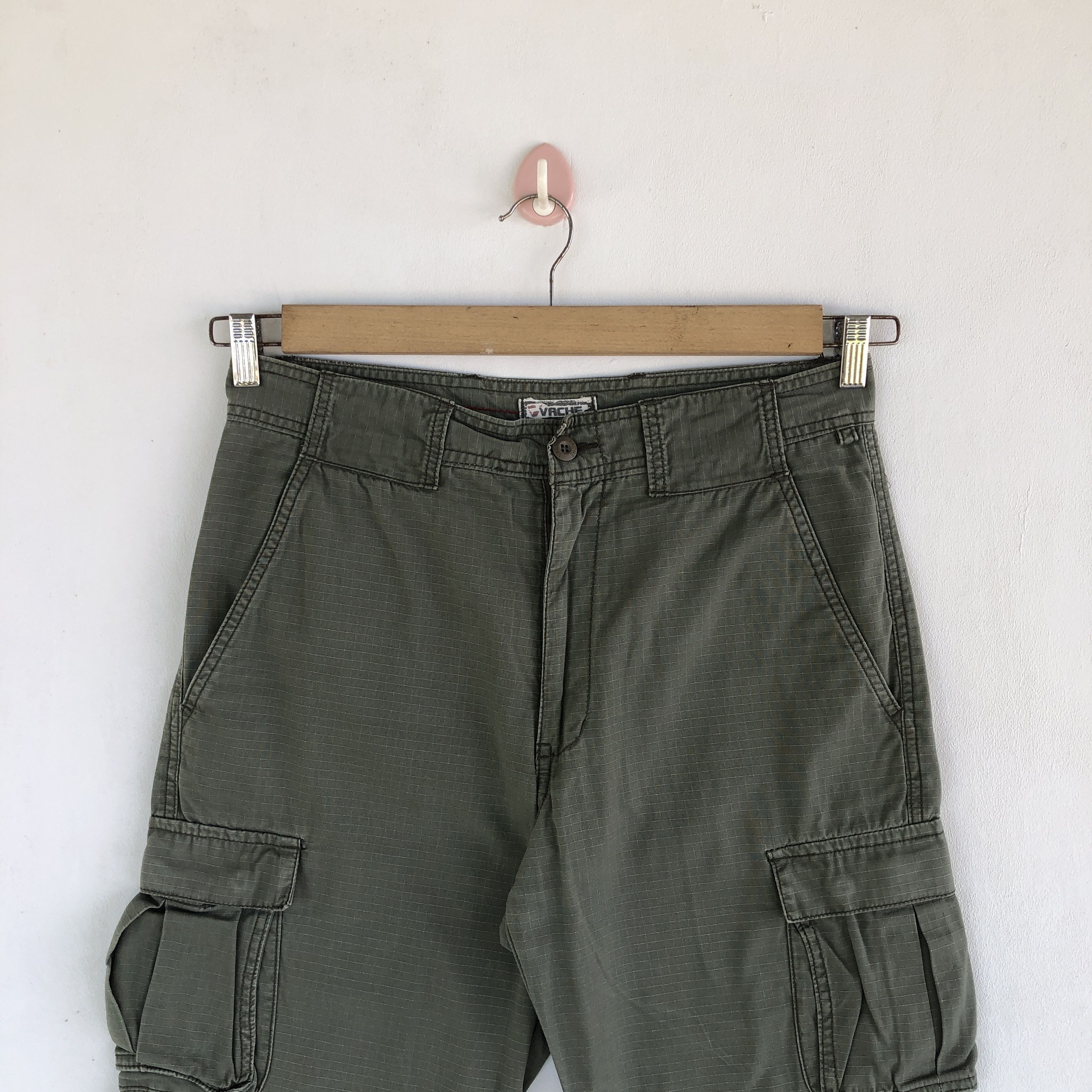 Japanese Brand × Vintage Vintage Japanese Cargo Pants Multi Pocket Utility Trousers Size US 32 / EU 48 - 3 Thumbnail
