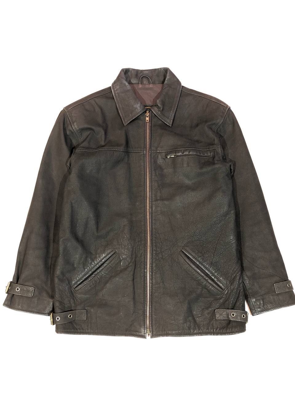Vintage Leather Jacket Biker Vintage Size US S / EU 44-46 / 1 - 1 Thumbnail