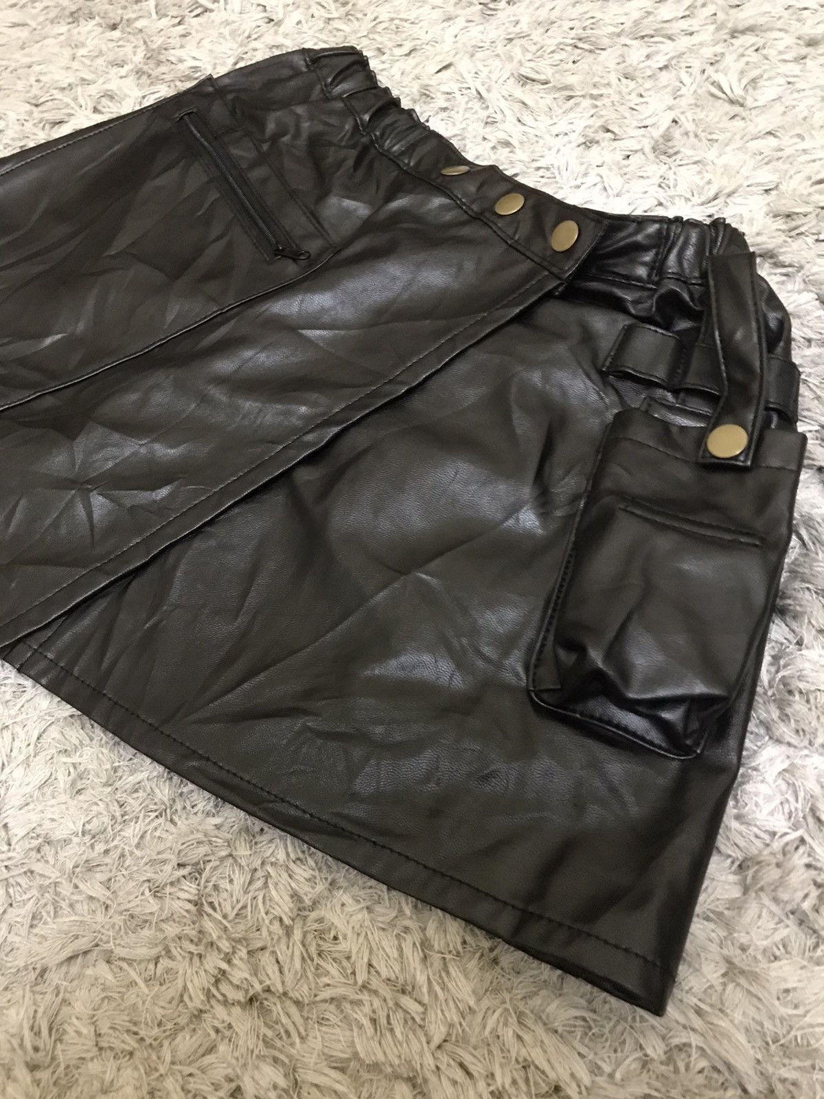 Japanese Brand 🔥Punk Style Multipocket Mini Skirt Size 25" / US 0 / IT 36 - 3 Thumbnail