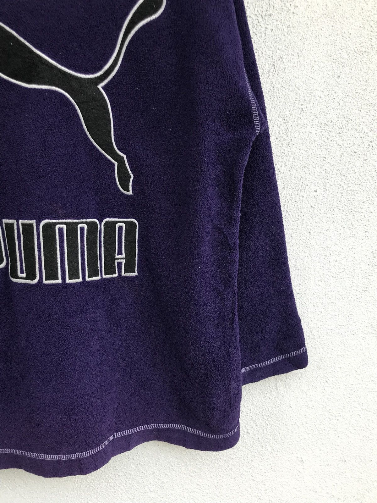 Puma × Vintage Vintage Puma Fleece Big Logo Crewneck Sweatshirt Size US M / EU 48-50 / 2 - 4 Thumbnail