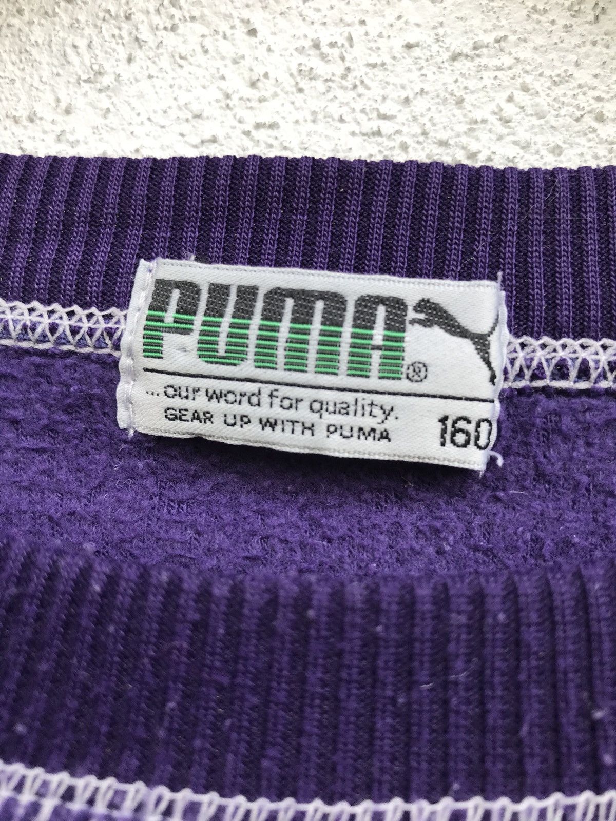 Puma × Vintage Vintage Puma Fleece Big Logo Crewneck Sweatshirt Size US M / EU 48-50 / 2 - 8 Thumbnail