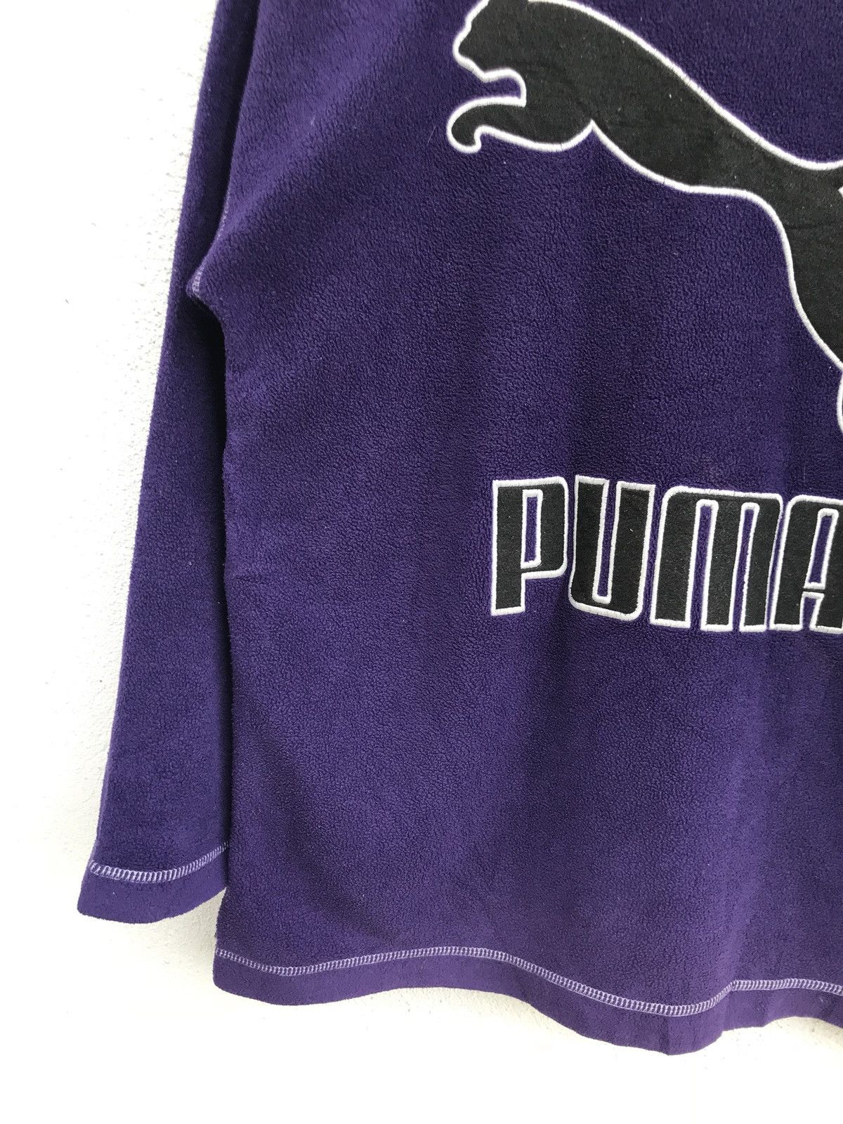 Puma × Vintage Vintage Puma Fleece Big Logo Crewneck Sweatshirt Size US M / EU 48-50 / 2 - 3 Thumbnail