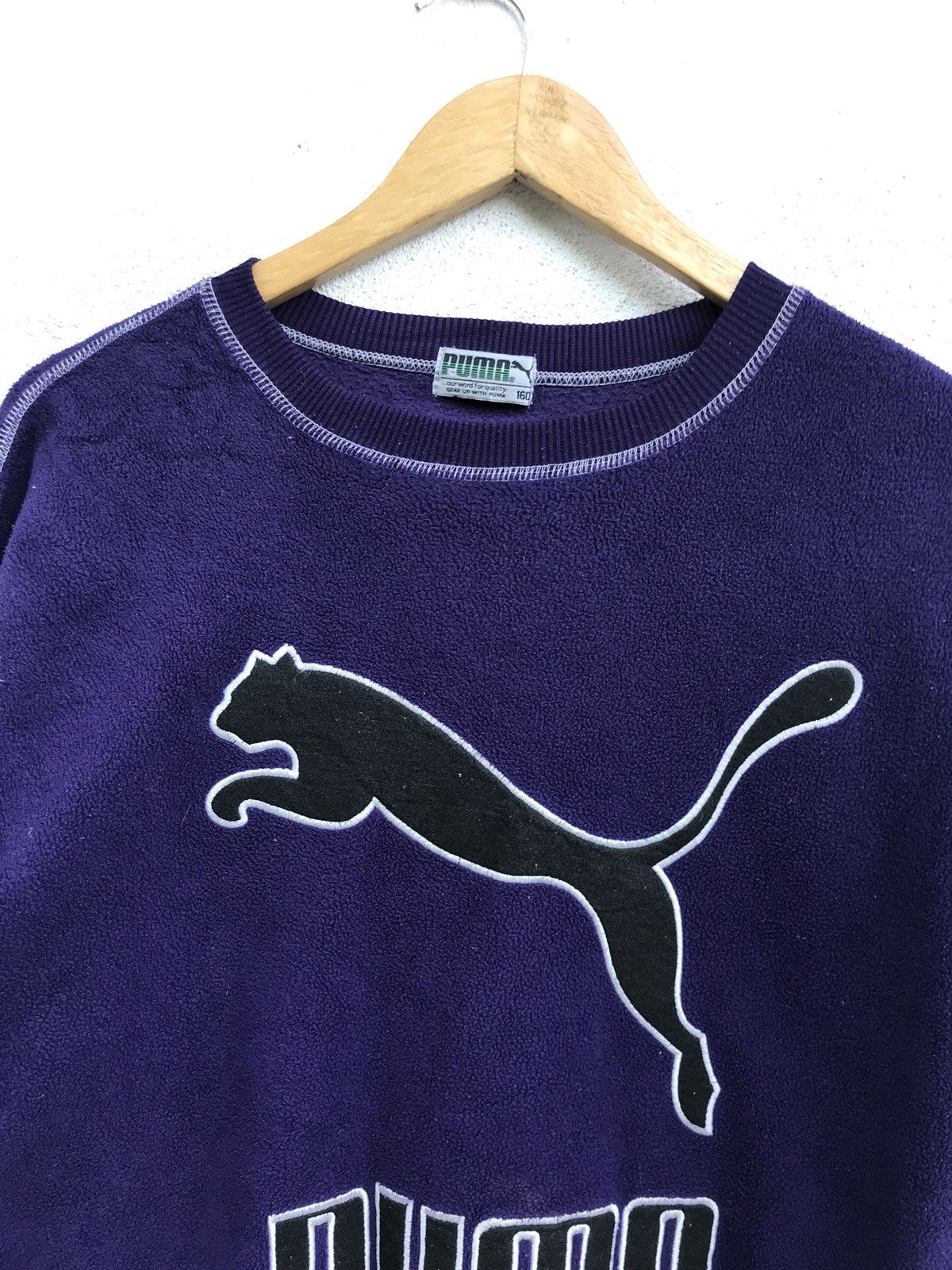 Puma × Vintage Vintage Puma Fleece Big Logo Crewneck Sweatshirt Size US M / EU 48-50 / 2 - 6 Thumbnail