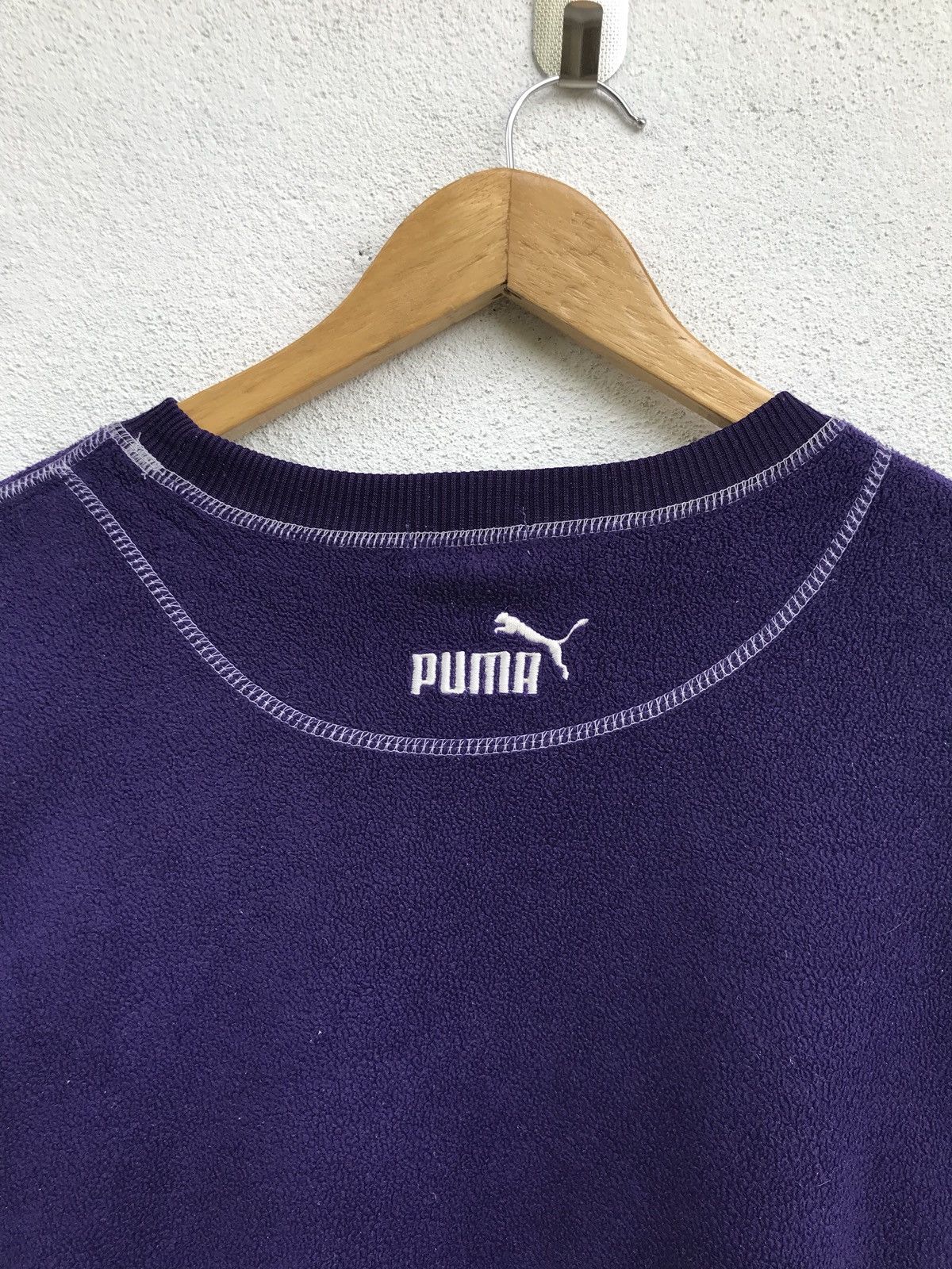 Puma × Vintage Vintage Puma Fleece Big Logo Crewneck Sweatshirt Size US M / EU 48-50 / 2 - 7 Thumbnail