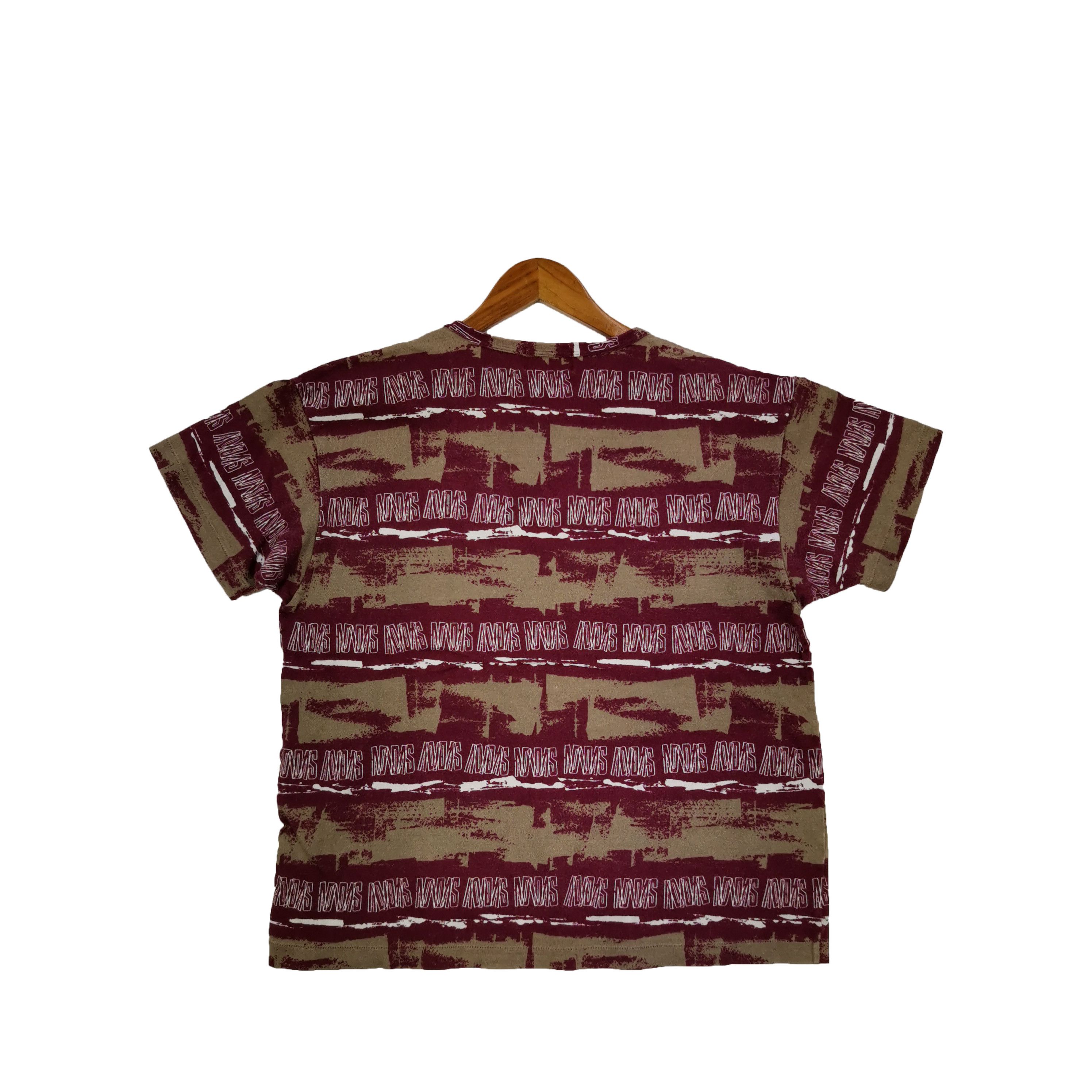 Adidas Vintage Adidas T-Shirt Over Print Tees Shirt 56789 Size US L / EU 52-54 / 3 - 2 Thumbnail