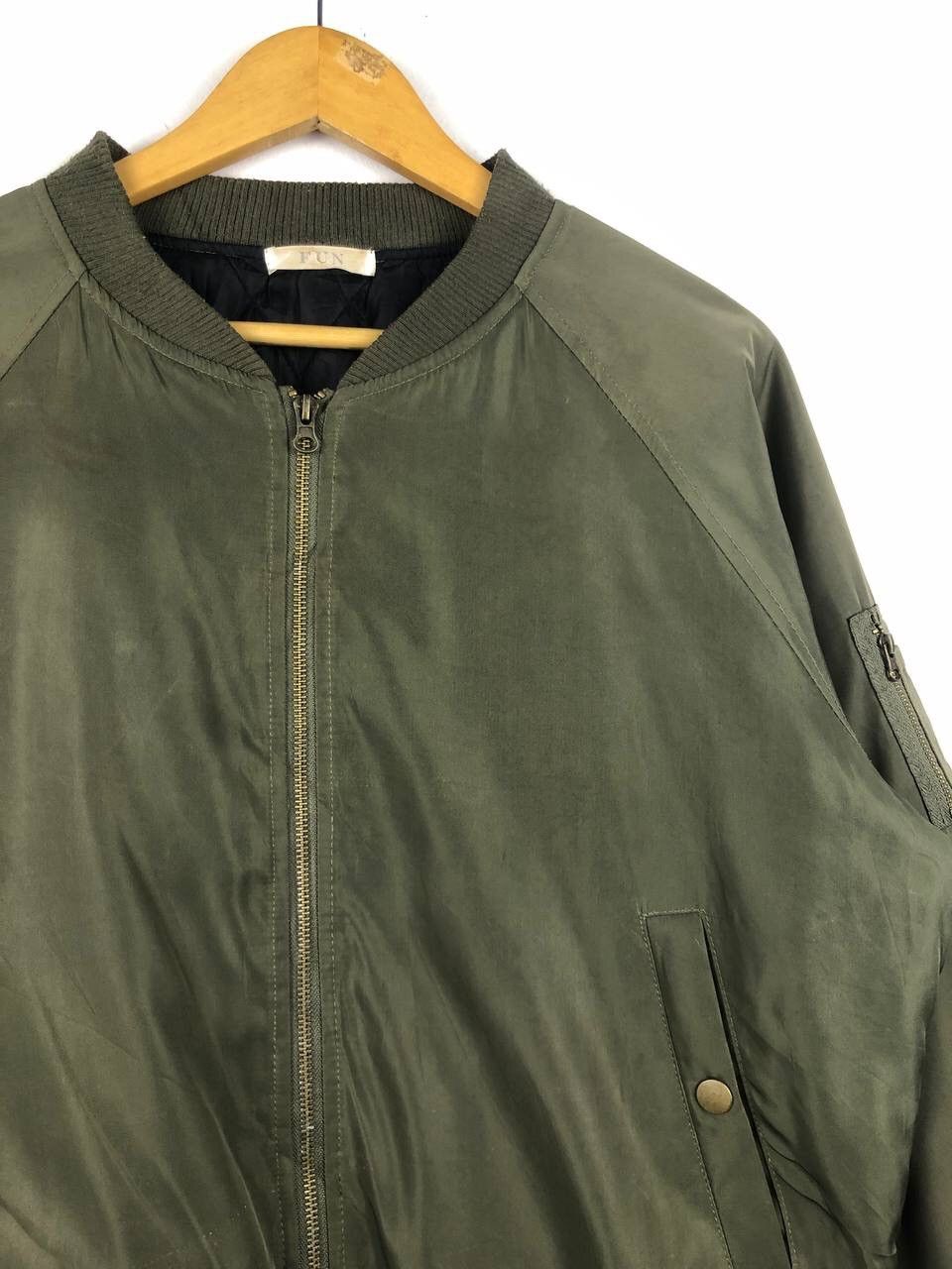 Japanese Brand × Vintage 🔥Rare🔥Vintage Bomber Jacket full zipper Size US M / EU 48-50 / 2 - 5 Thumbnail