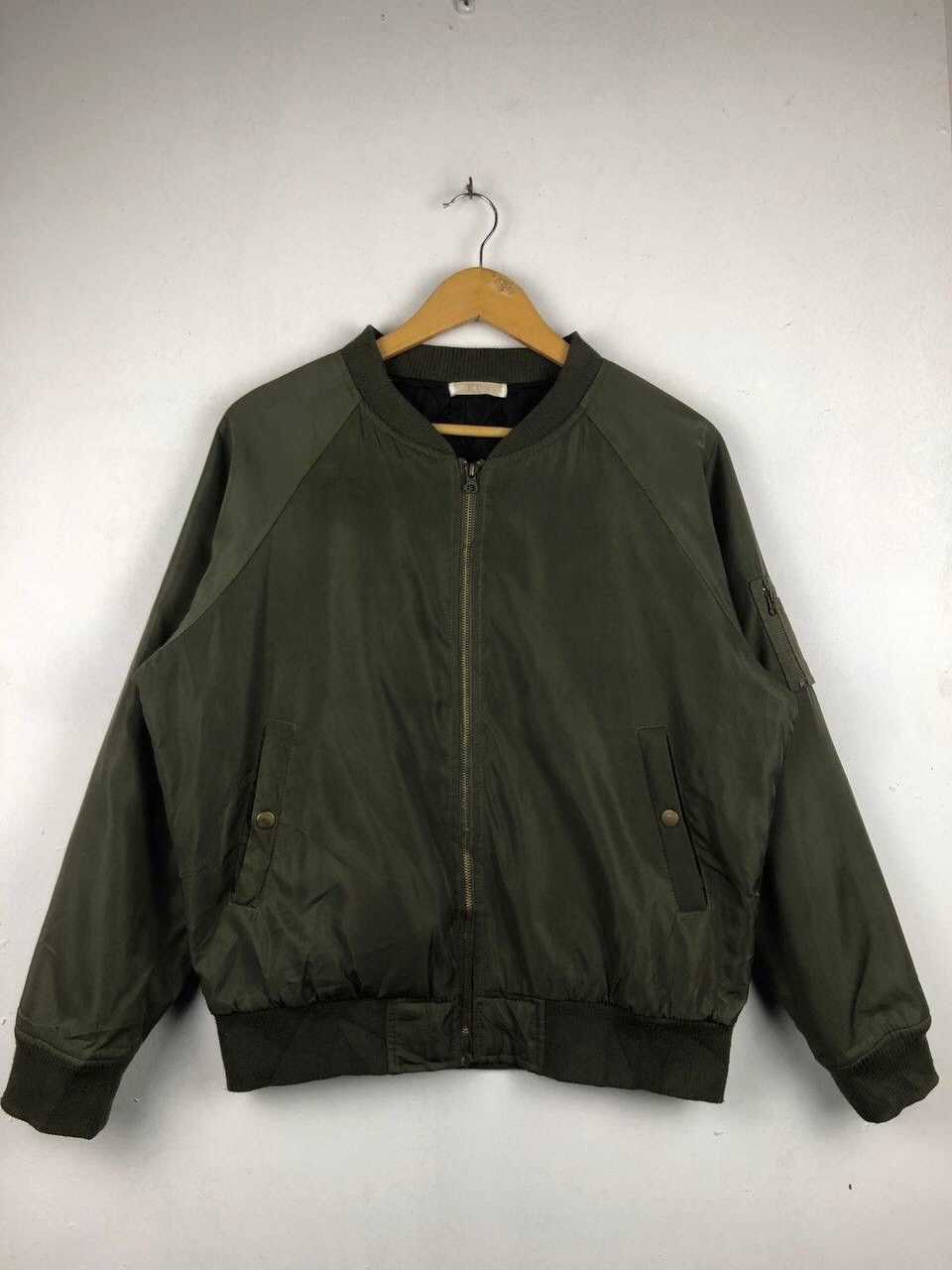 Japanese Brand × Vintage 🔥Rare🔥Vintage Bomber Jacket full zipper Size US M / EU 48-50 / 2 - 1 Thumbnail