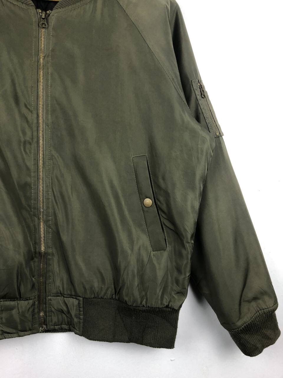 Japanese Brand × Vintage 🔥Rare🔥Vintage Bomber Jacket full zipper Size US M / EU 48-50 / 2 - 6 Thumbnail