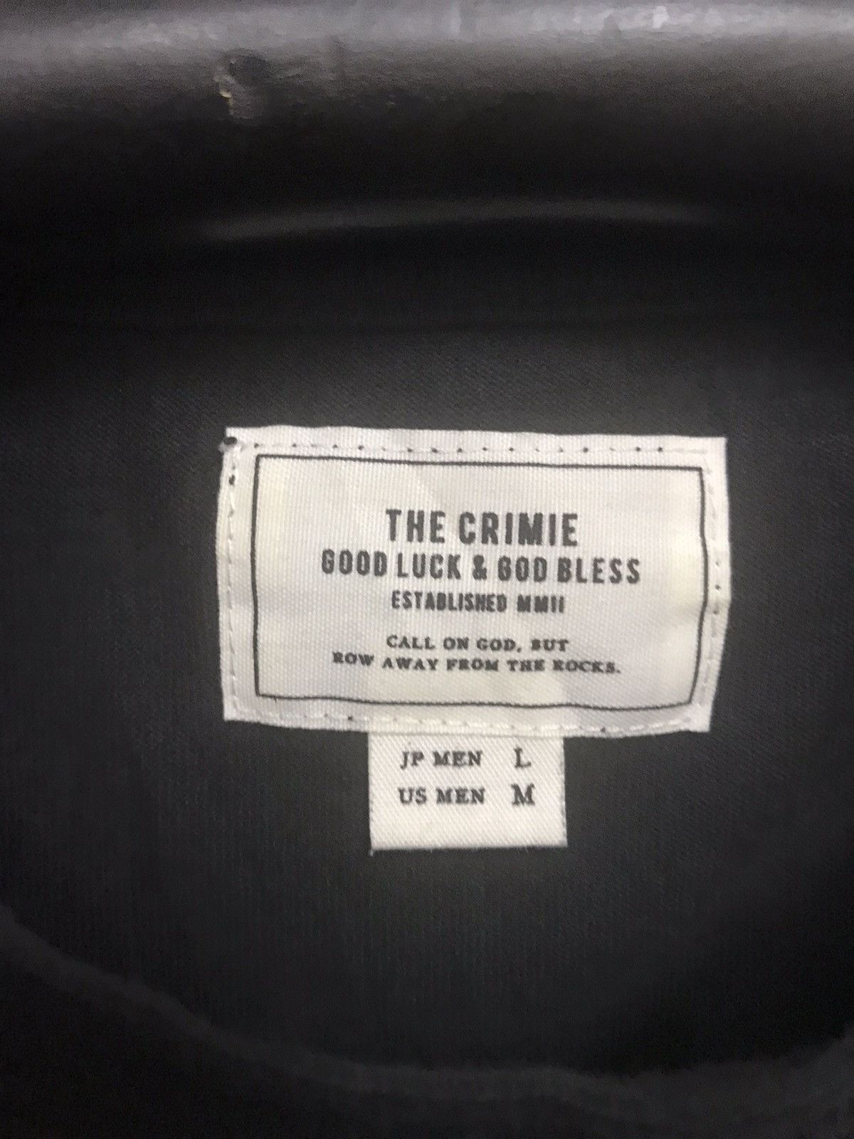 Designer × Japanese Brand THE CRIMIE Japan Streetwear Shirt Size US M / EU 48-50 / 2 - 5 Thumbnail