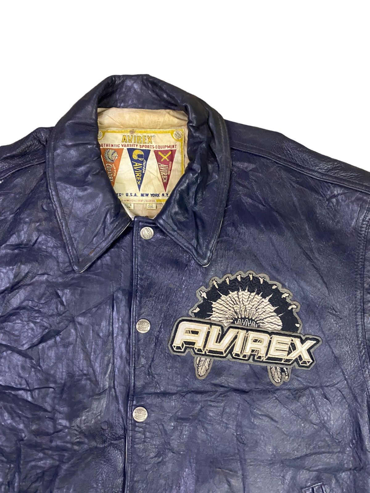 Avirex Vintage Avirex Varsity Jacket Size US XXL / EU 58 / 5 - 5 Thumbnail