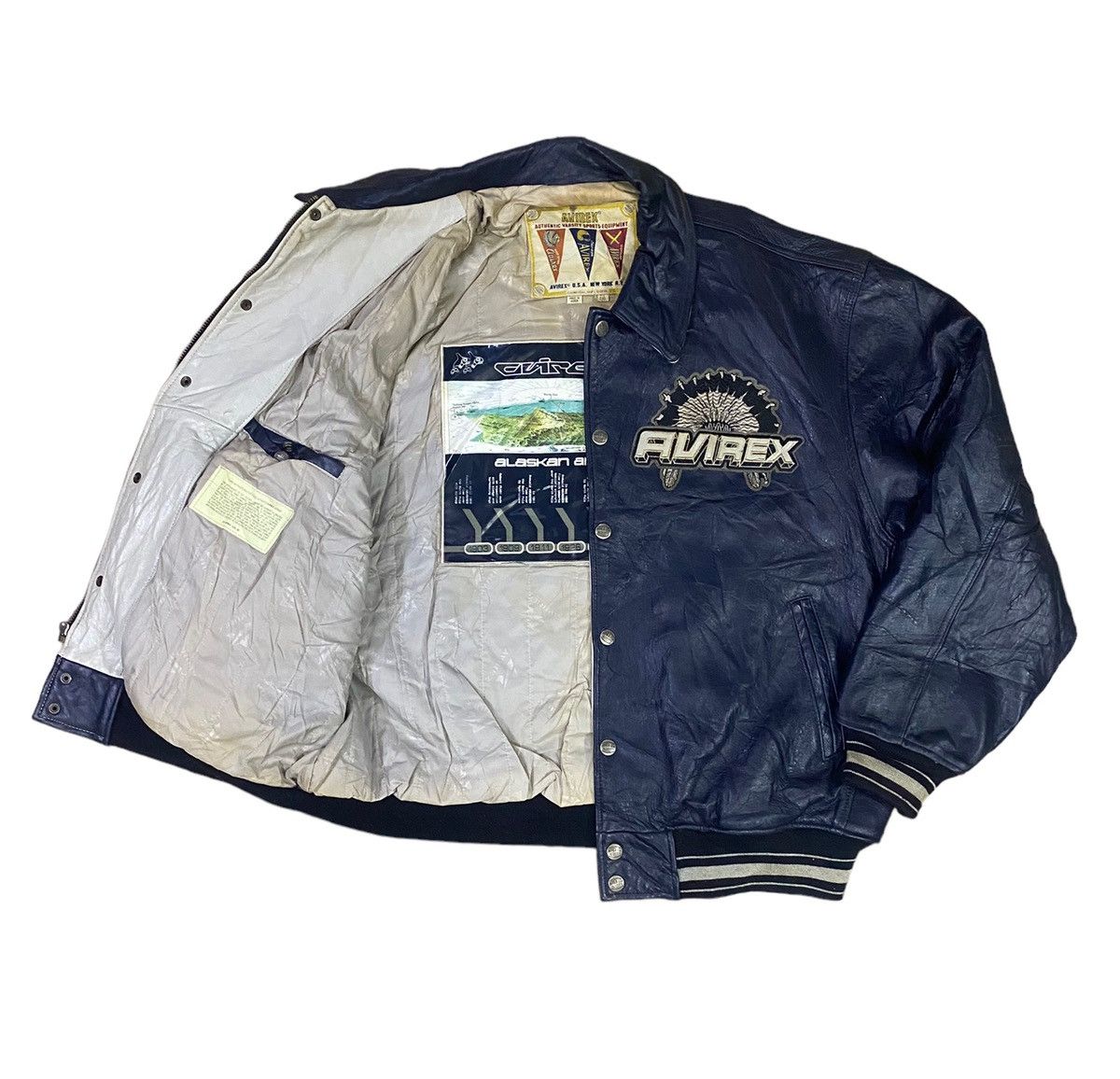 Avirex Vintage Avirex Varsity Jacket Size US XXL / EU 58 / 5 - 8 Thumbnail