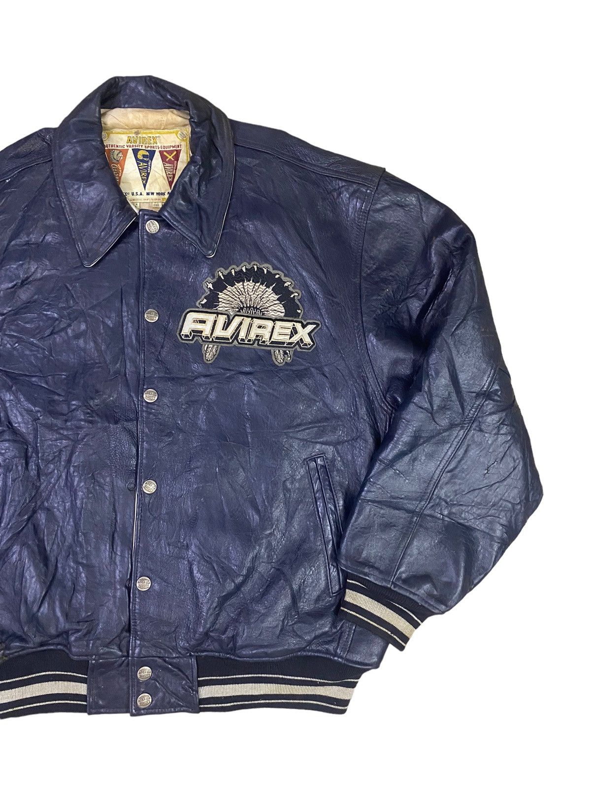 Avirex Vintage Avirex Varsity Jacket Size US XXL / EU 58 / 5 - 4 Thumbnail