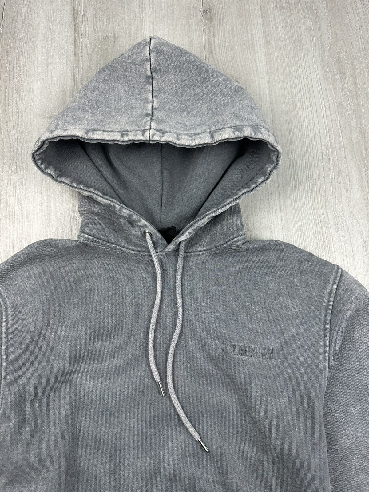Han Kjobenhavn Han Kjobenhavn Distressed Hoodie Grey Size US XS / EU 42 / 0 - 4 Thumbnail