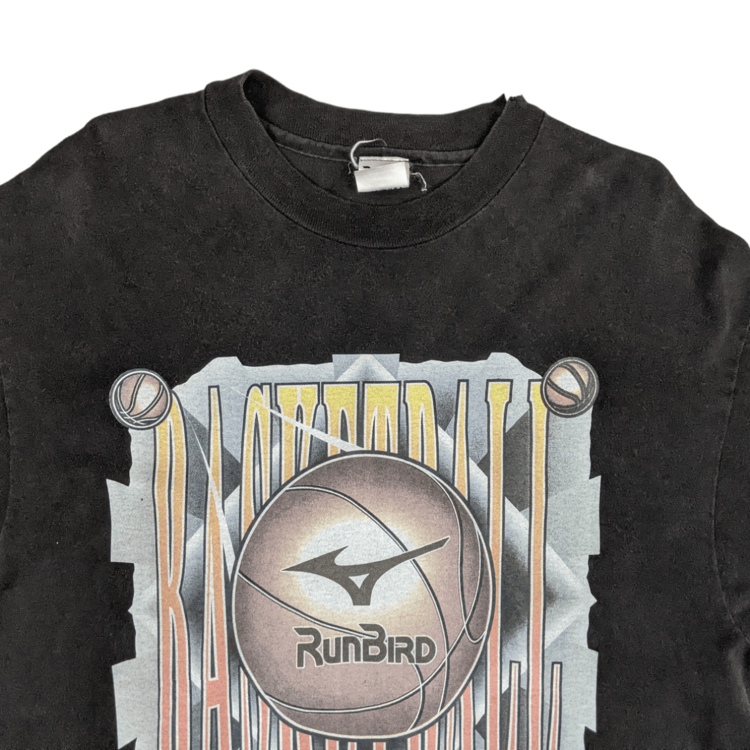 Mizuno 90's MIZUNO Runbird Running Marathon Tee Single Stitches Size US L / EU 52-54 / 3 - 4 Thumbnail