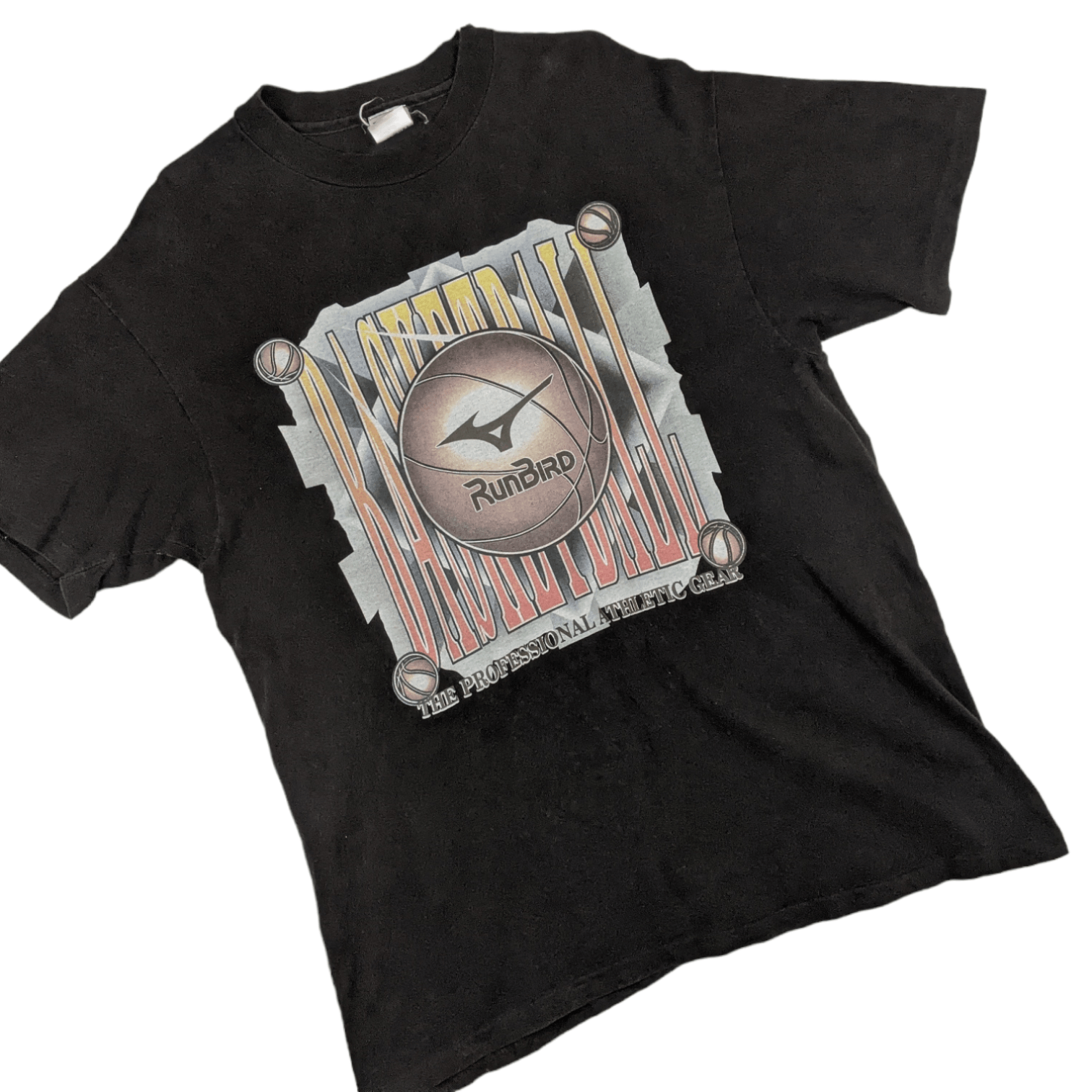 Mizuno 90's MIZUNO Runbird Running Marathon Tee Single Stitches Size US L / EU 52-54 / 3 - 3 Thumbnail