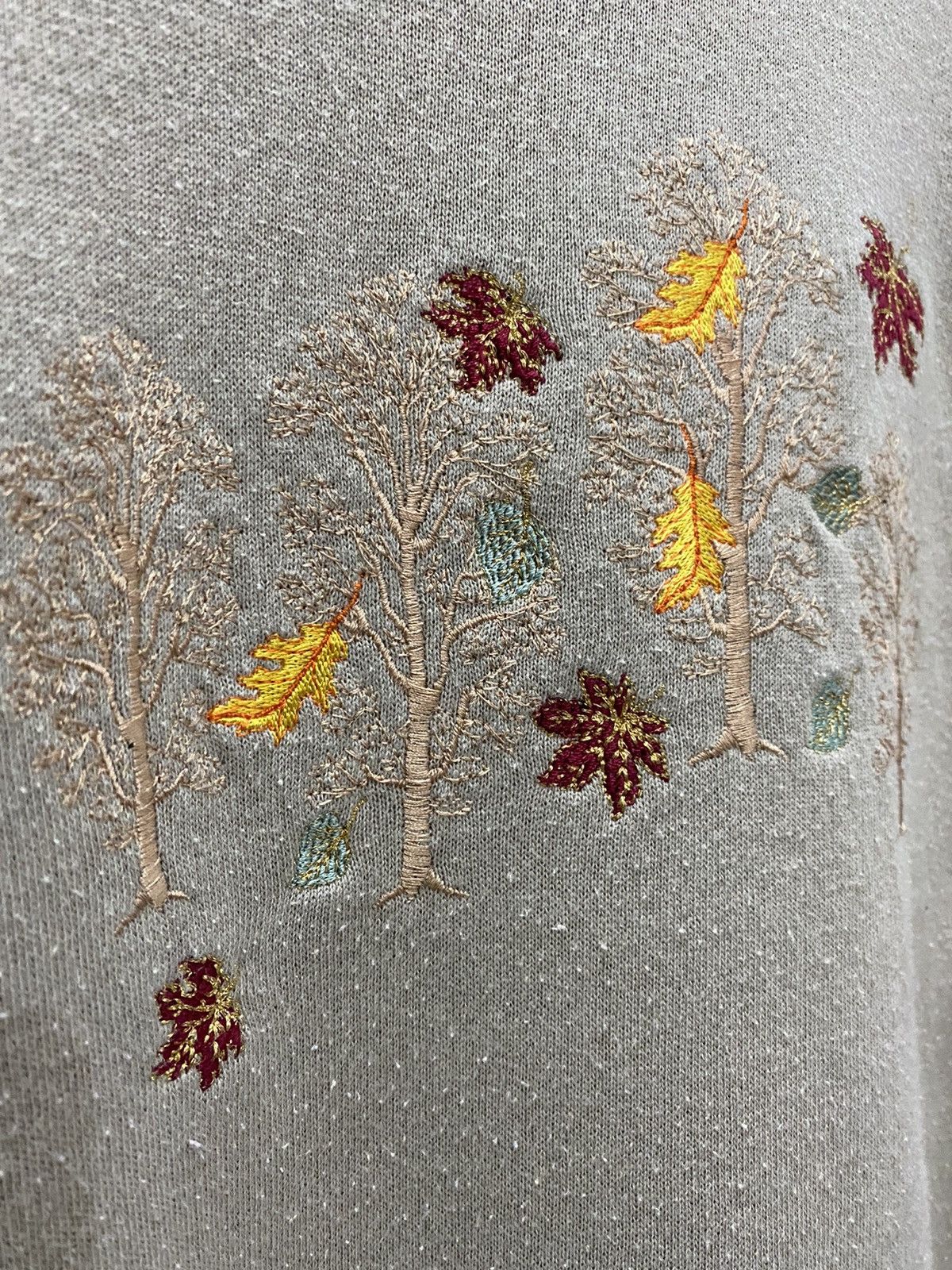 Vintage VINTAGE MADE USA EMBROIDERY TREE SWEATER Size US L / EU 52-54 / 3 - 3 Thumbnail