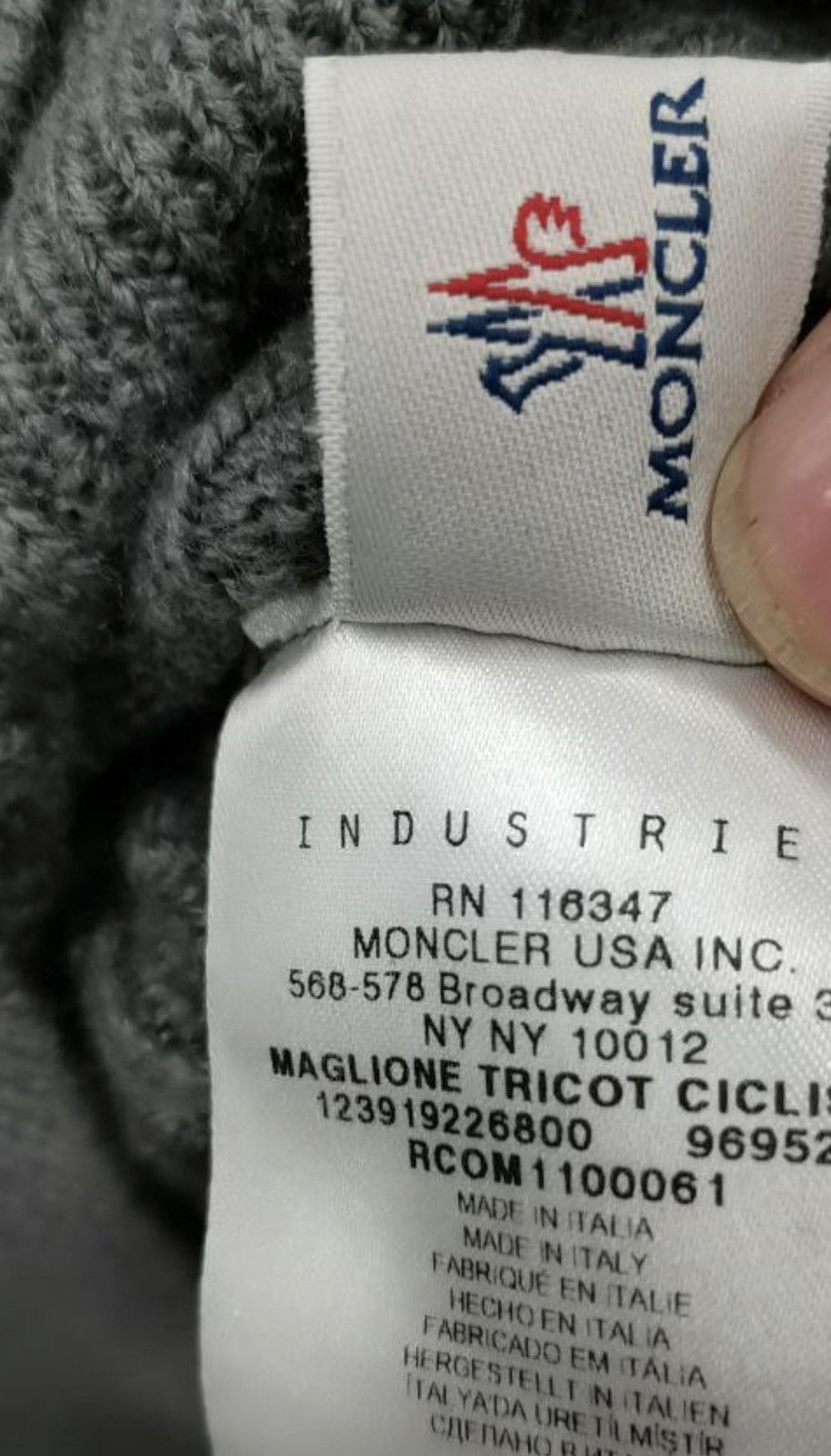 Moncler × Moncler Gamme Bleu Moncler turtleneck sweater Size L / US 10 / IT 46 - 7 Thumbnail