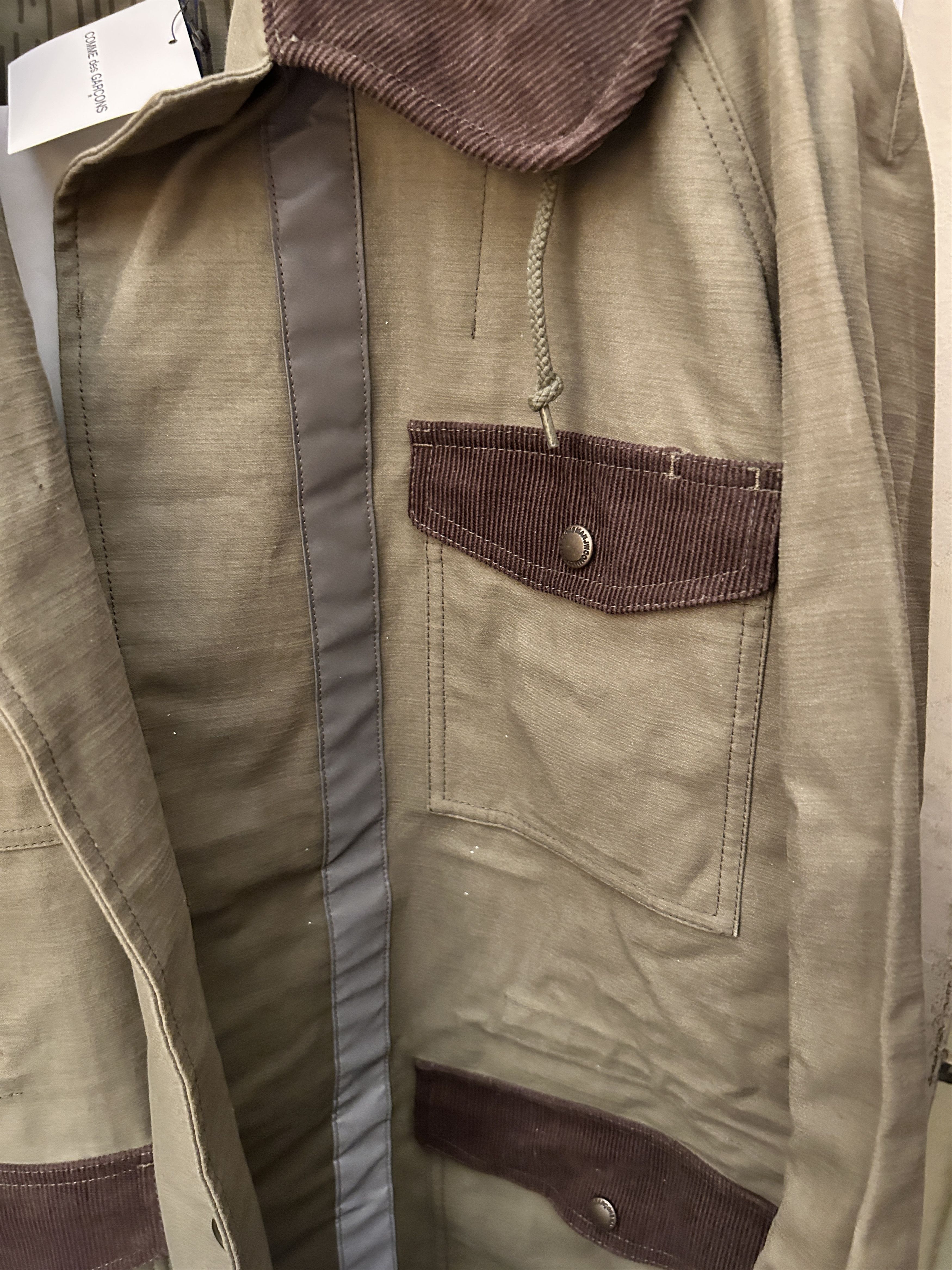 Junya Watanabe Reflective Parka panel canvas jacket size medium Size US M / EU 48-50 / 2 - 5 Thumbnail