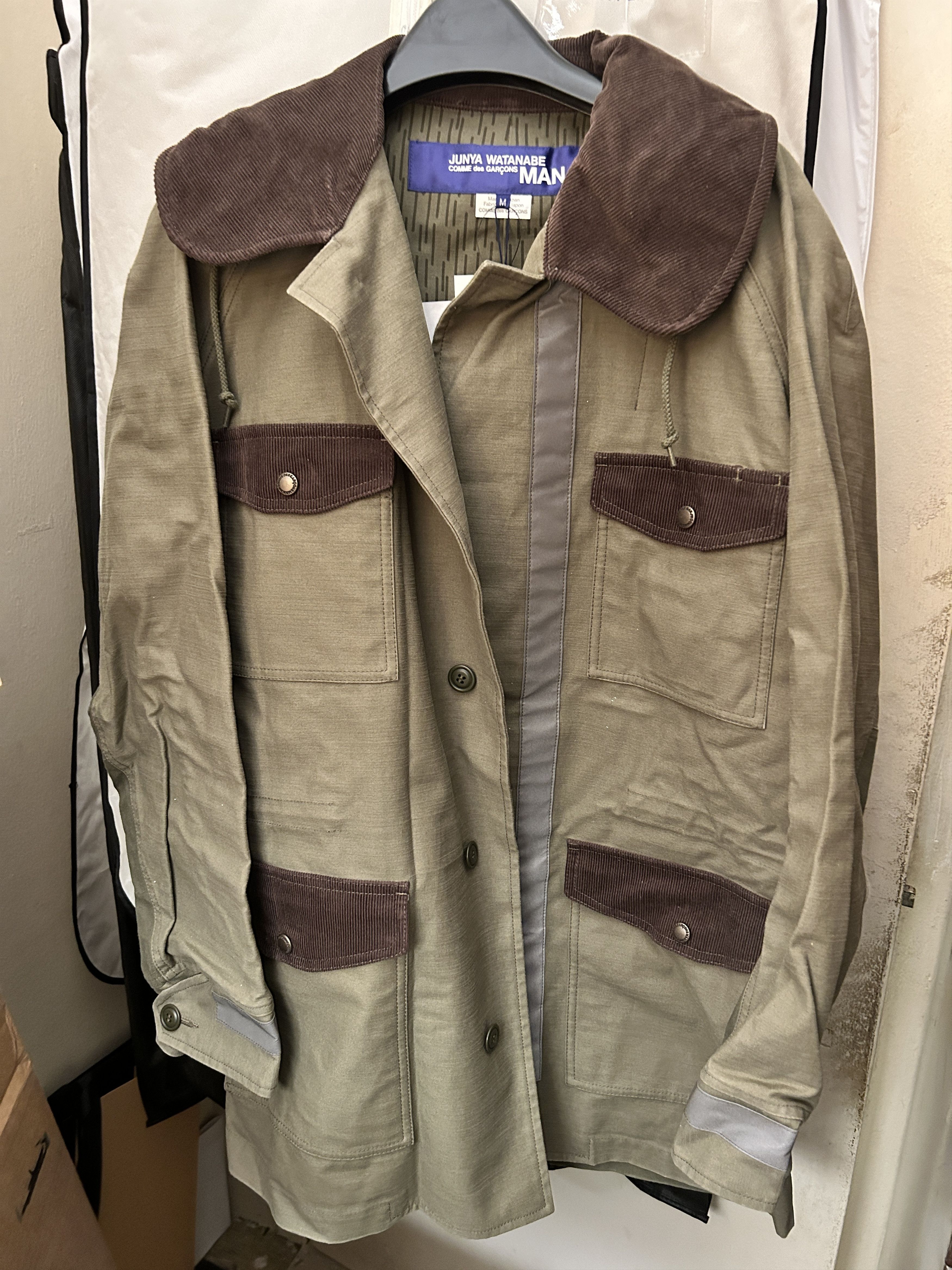 Junya Watanabe Reflective Parka panel canvas jacket size medium Size US M / EU 48-50 / 2 - 2 Thumbnail