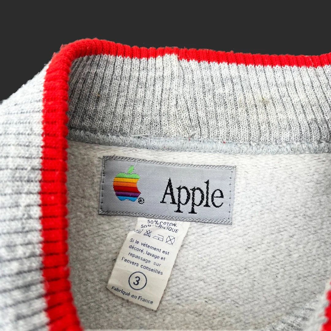 Vintage popular Apple computer logo sweater L