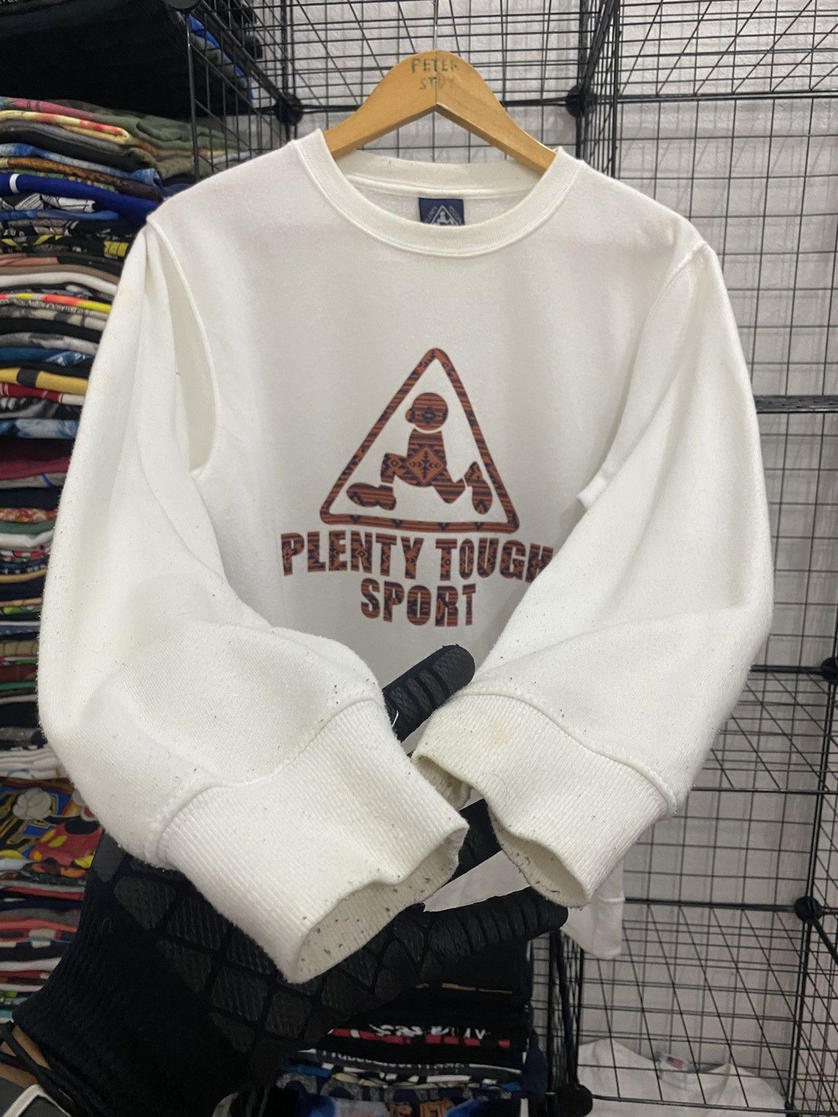 Japanese Brand PLENTY TOUGH SPORT BIG LOGO SWEATSHIRT Size US M / EU 48-50 / 2 - 3 Thumbnail