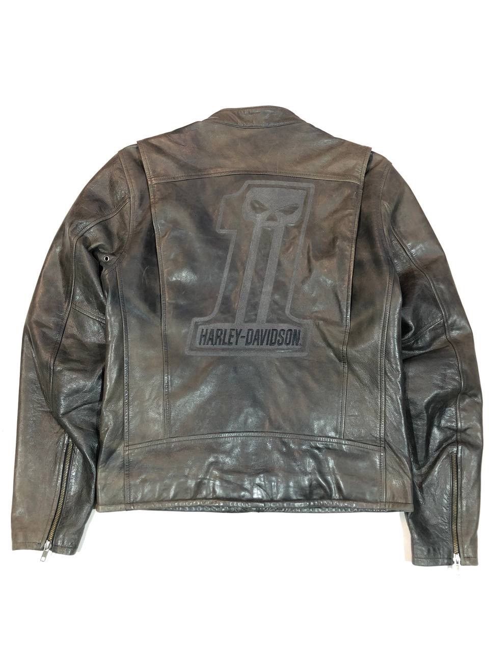 Harley Davidson Harley Davidson Leather Moto Biker Jacket Size US M / EU 48-50 / 2 - 1 Thumbnail