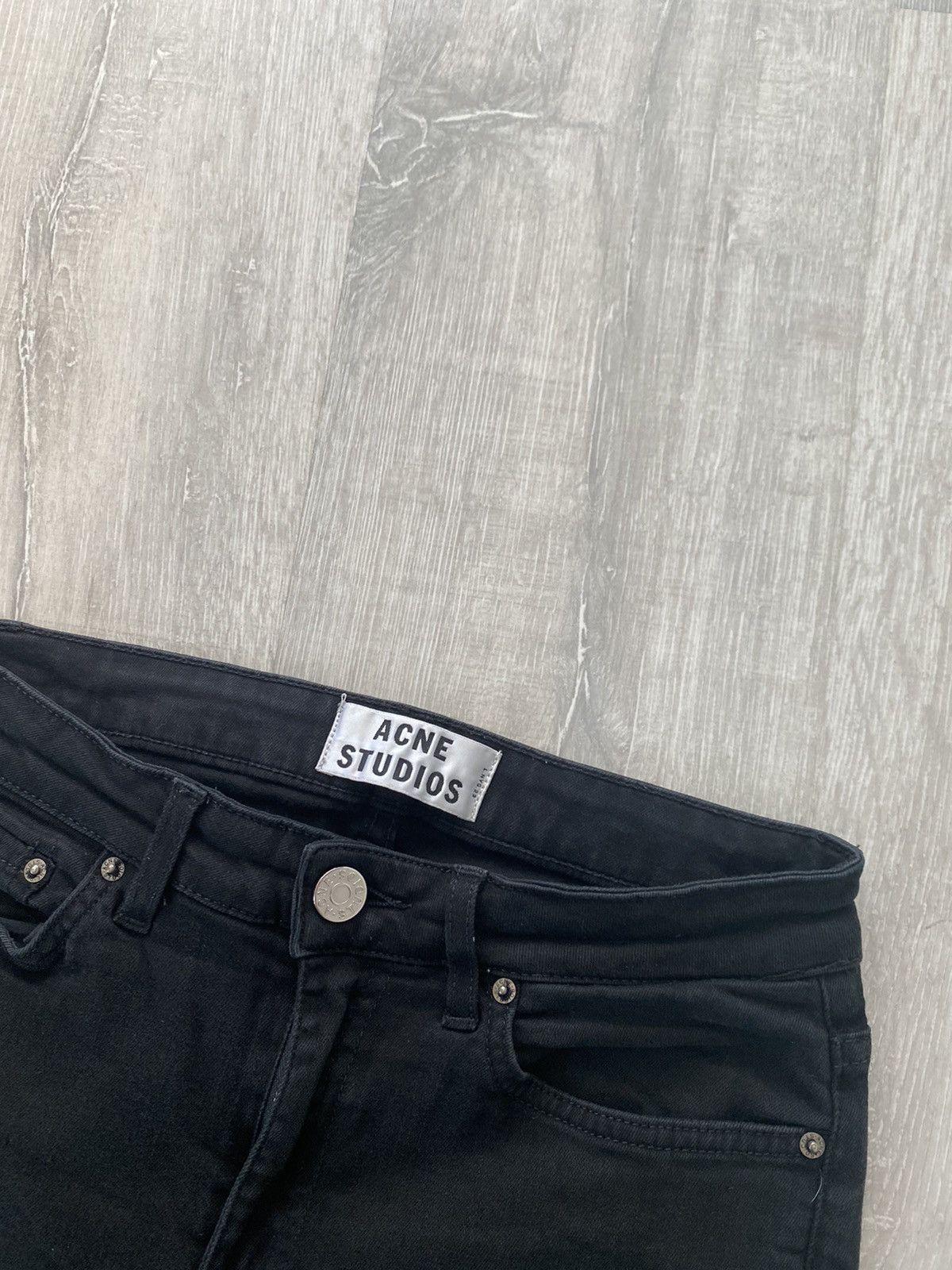 Acne Studios Acne Studios vintage black jeans slim denim pants Size US 26 / EU 42 - 2 Thumbnail