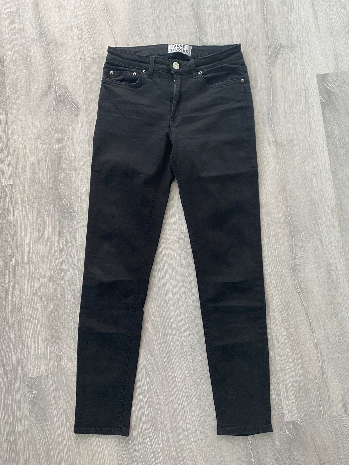 Skinny fashion black jeans they are acne