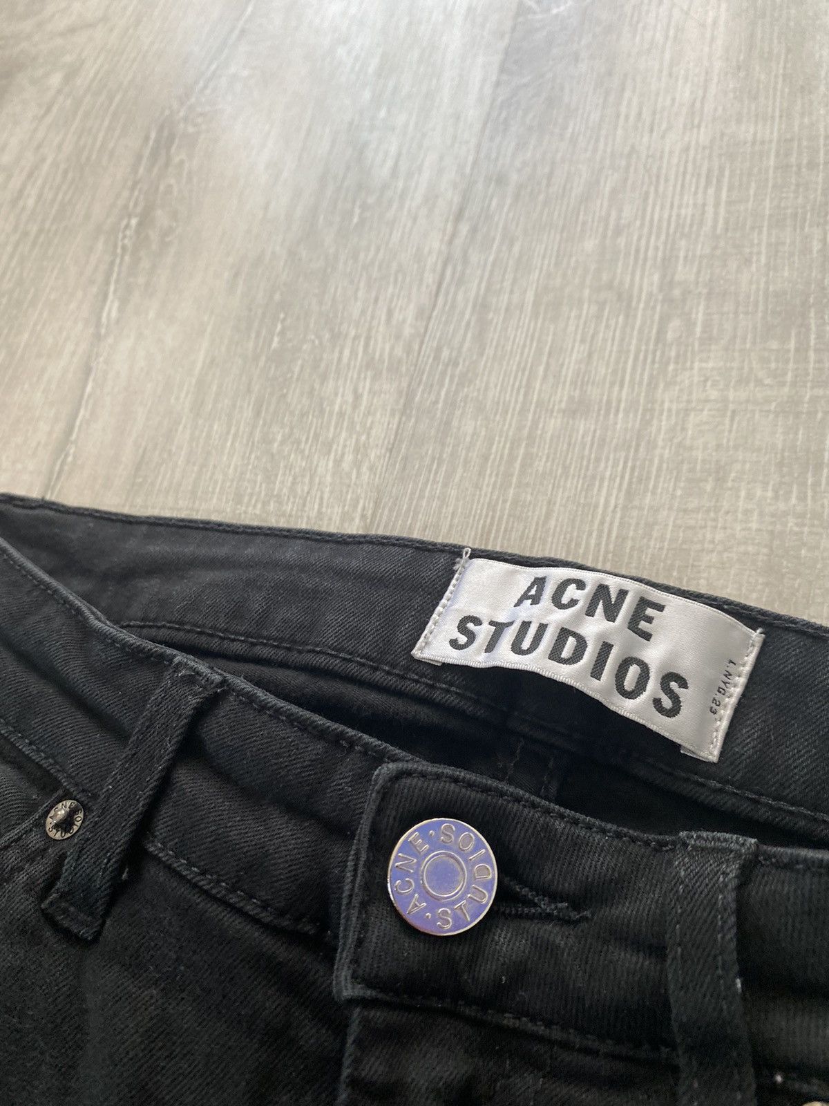 Acne Studios Acne Studios vintage black jeans slim denim pants Size US 26 / EU 42 - 3 Thumbnail