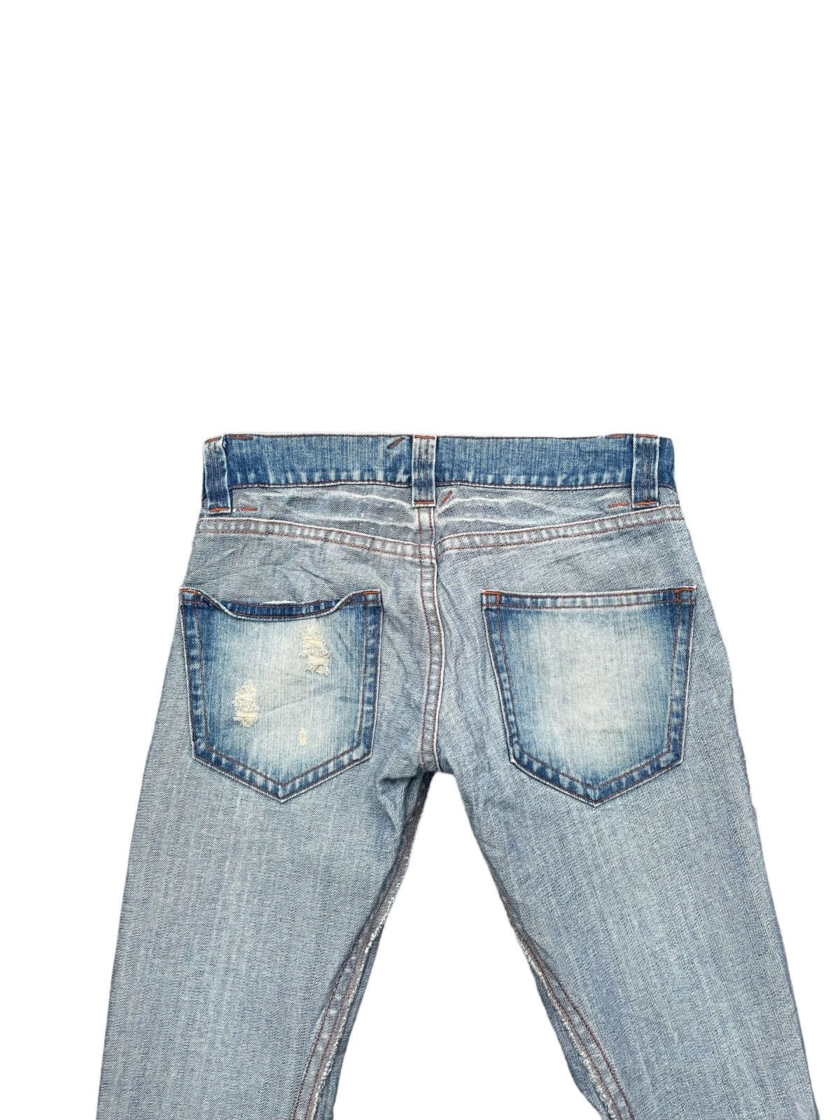 Japanese Brand Rare Reverseable Custom Distresed Denim Size 34" / US 12 / IT 48 - 14 Thumbnail