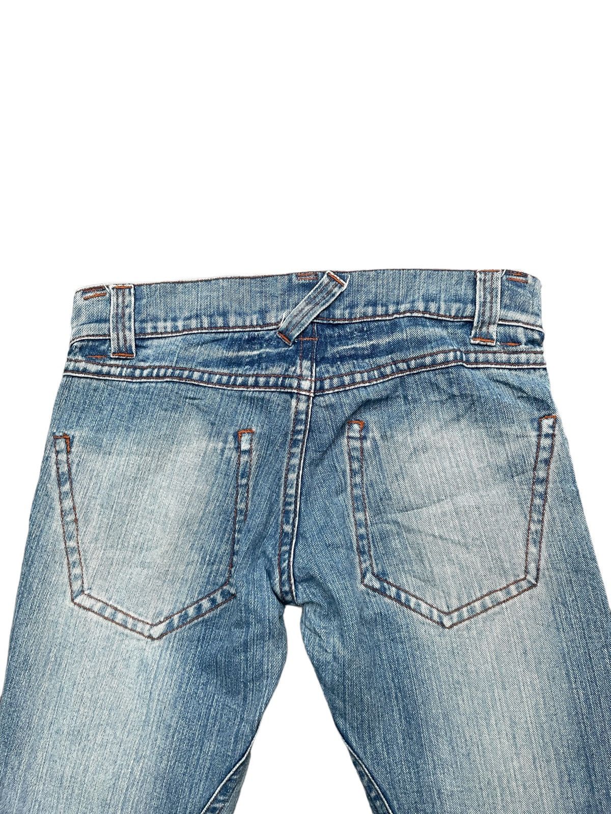 Japanese Brand Rare Reverseable Custom Distresed Denim Size 34" / US 12 / IT 48 - 9 Thumbnail