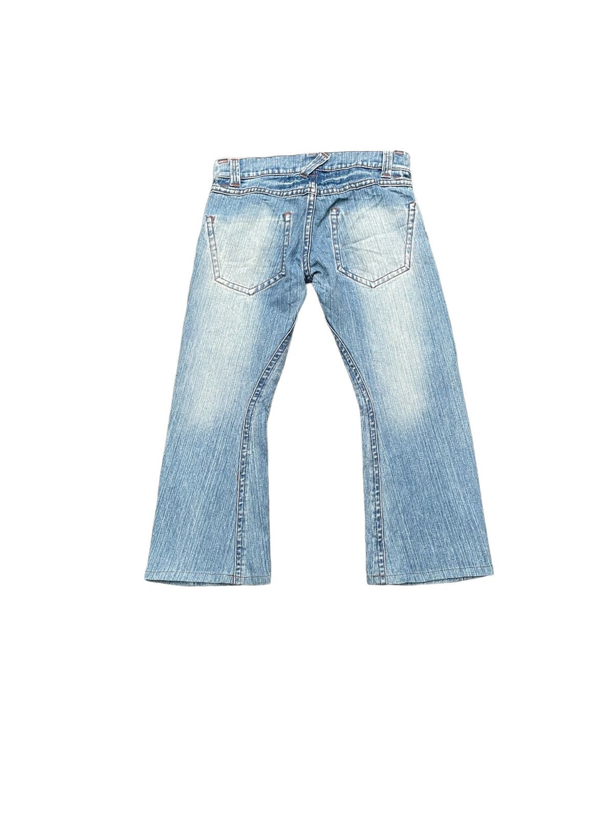 Japanese Brand Rare Reverseable Custom Distresed Denim Size 34" / US 12 / IT 48 - 8 Thumbnail