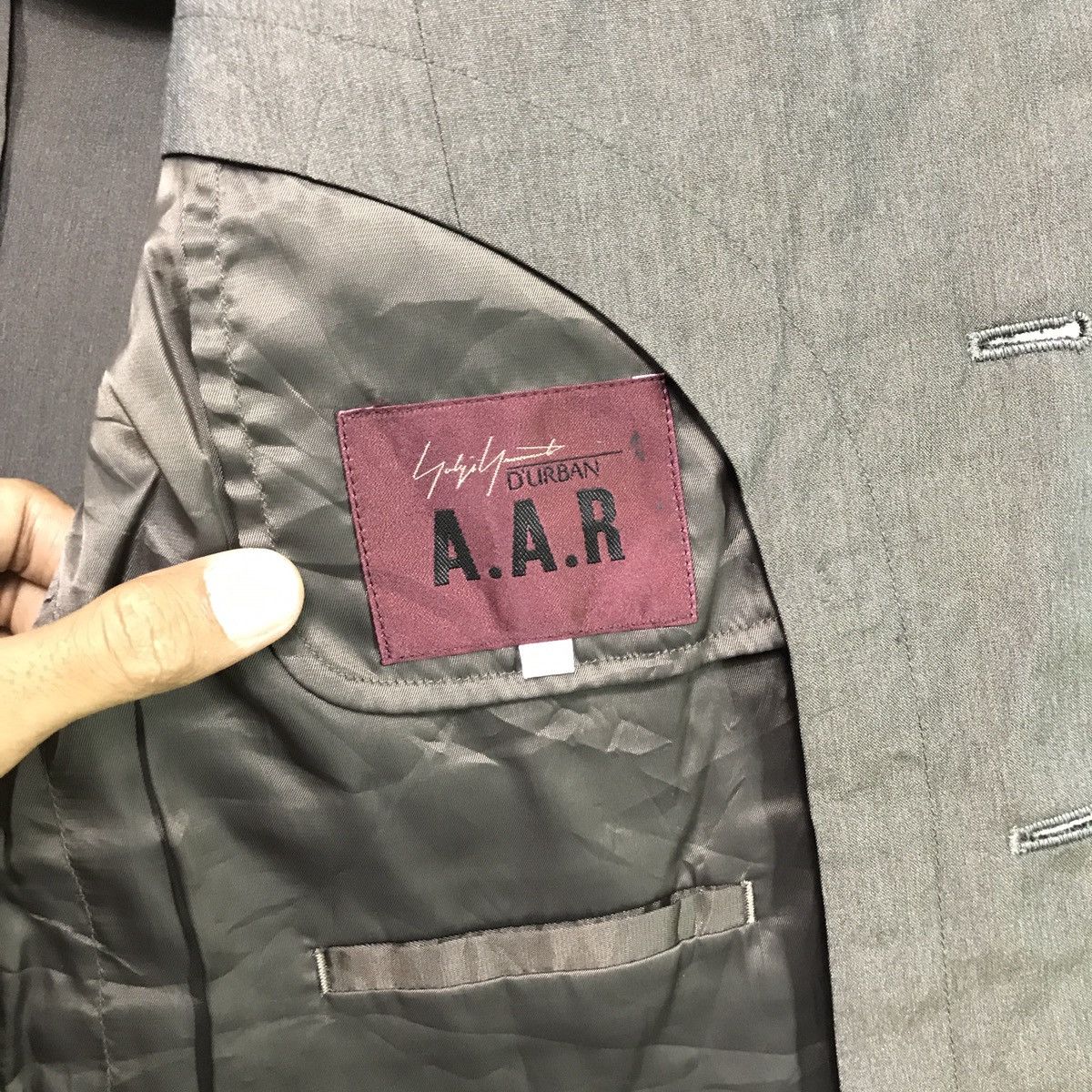 Yohji Yamamoto 🔊🔥FINAL DROP🔥YOHJI YAMAMOTO SILK TESSITURA FABRIC JACKET Size US L / EU 52-54 / 3 - 18 Thumbnail