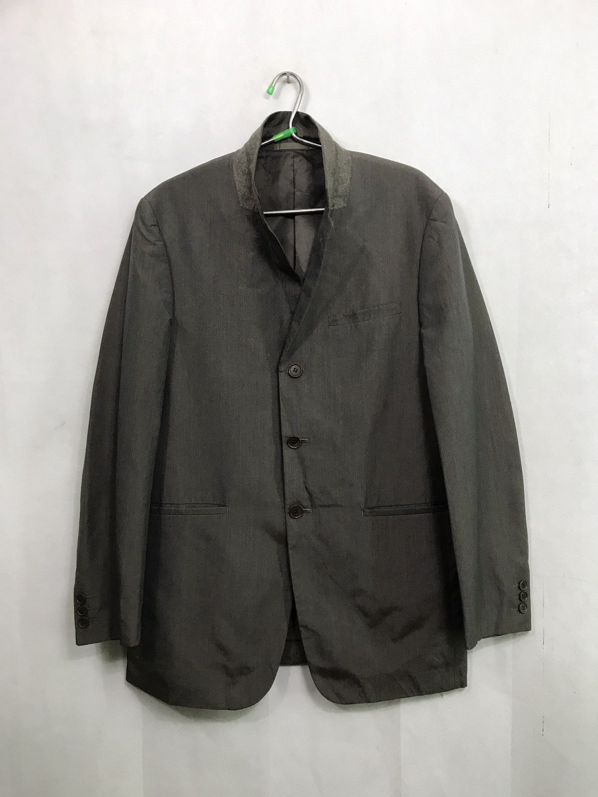 Yohji Yamamoto 🔊🔥FINAL DROP🔥YOHJI YAMAMOTO SILK TESSITURA FABRIC JACKET Size US L / EU 52-54 / 3 - 9 Thumbnail