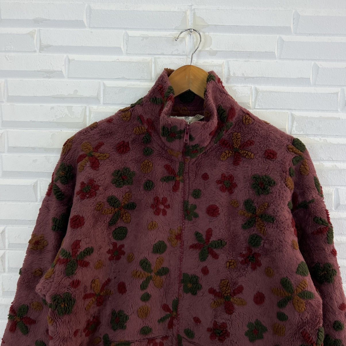 Japanese Brand VINTAGE ECOLIER QUILTED FULL PRINT FLOWER FLEECE JACKET Size US M / EU 48-50 / 2 - 3 Thumbnail