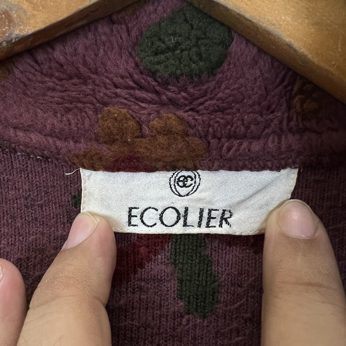Japanese Brand VINTAGE ECOLIER QUILTED FULL PRINT FLOWER FLEECE JACKET Size US M / EU 48-50 / 2 - 11 Thumbnail