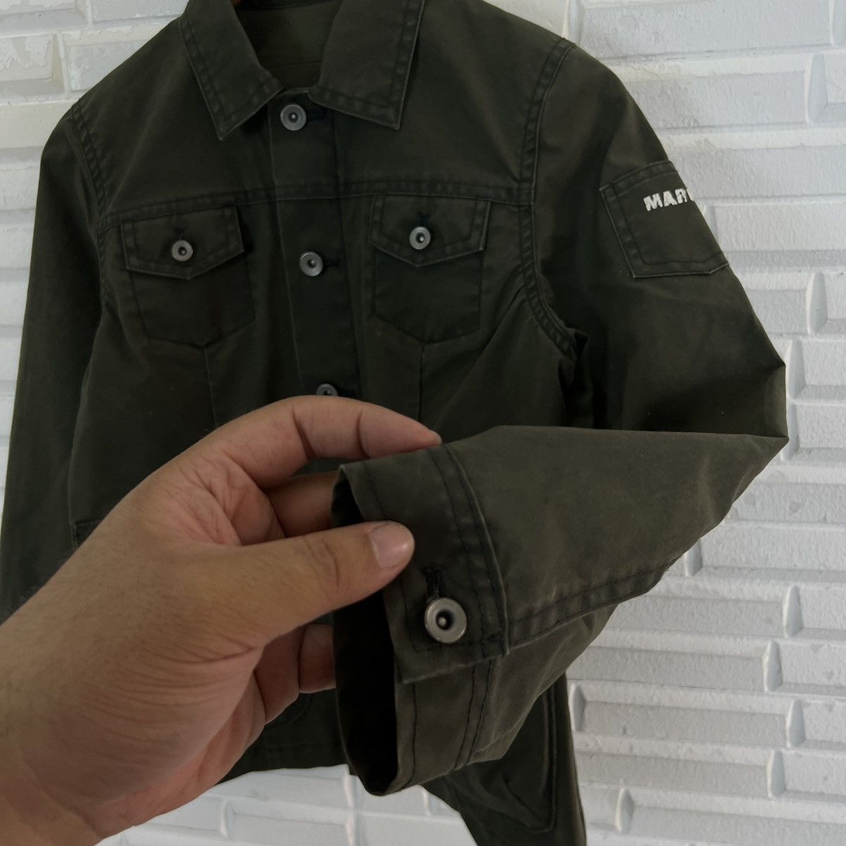 Japanese Brand VINTAGE LA MARINE FRANCAIS CROPPED JACKET BIG LOGO Size US S / EU 44-46 / 1 - 4 Thumbnail