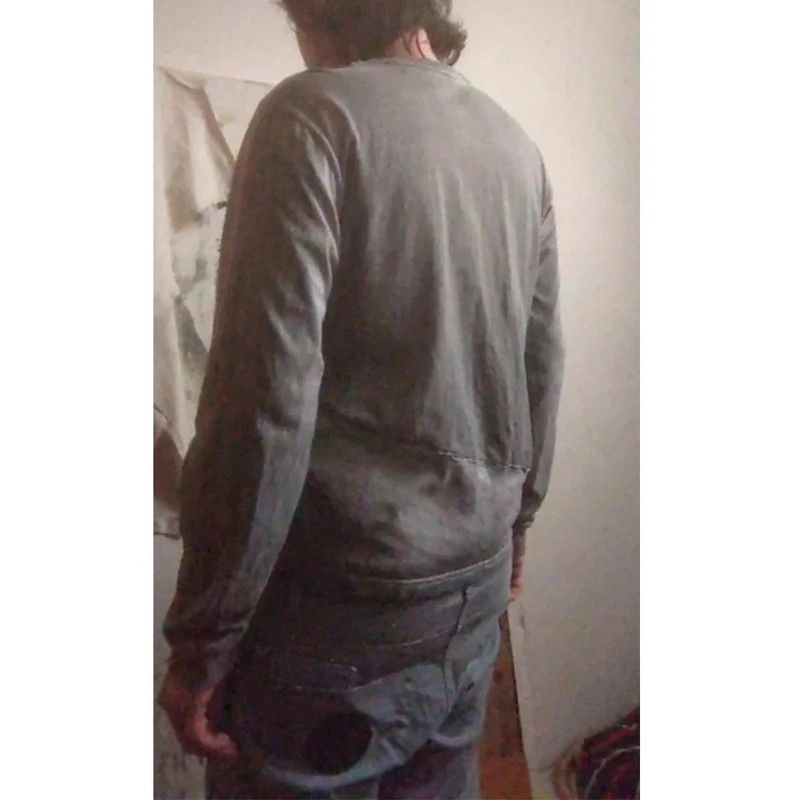 Japanese Brand Reconstructed Boxy Shirt Distressed Goth Darkfashion Size US L / EU 52-54 / 3 - 11 Thumbnail