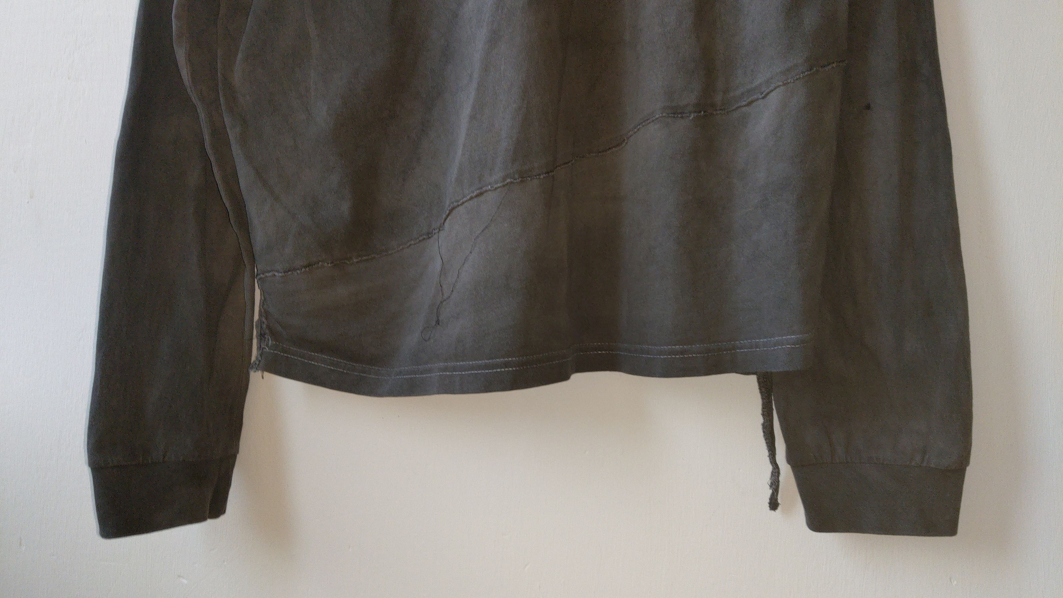 Japanese Brand Reconstructed Boxy Shirt Distressed Goth Darkfashion Size US L / EU 52-54 / 3 - 3 Thumbnail