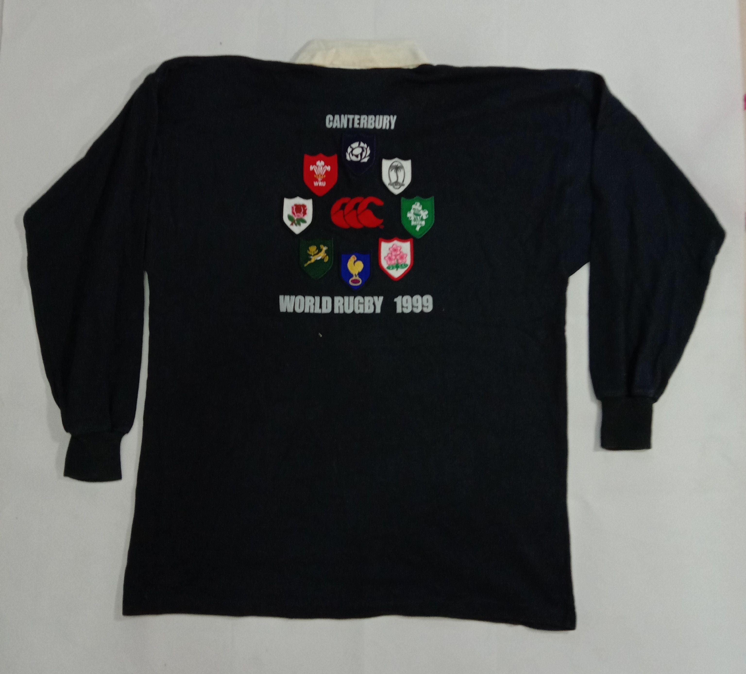 Canterbury of New Zealand VINTAGE CANTERBURY RUGBY WORLD CUP WALES 1999 All Blacks Size US L / EU 52-54 / 3 - 1 Thumbnail