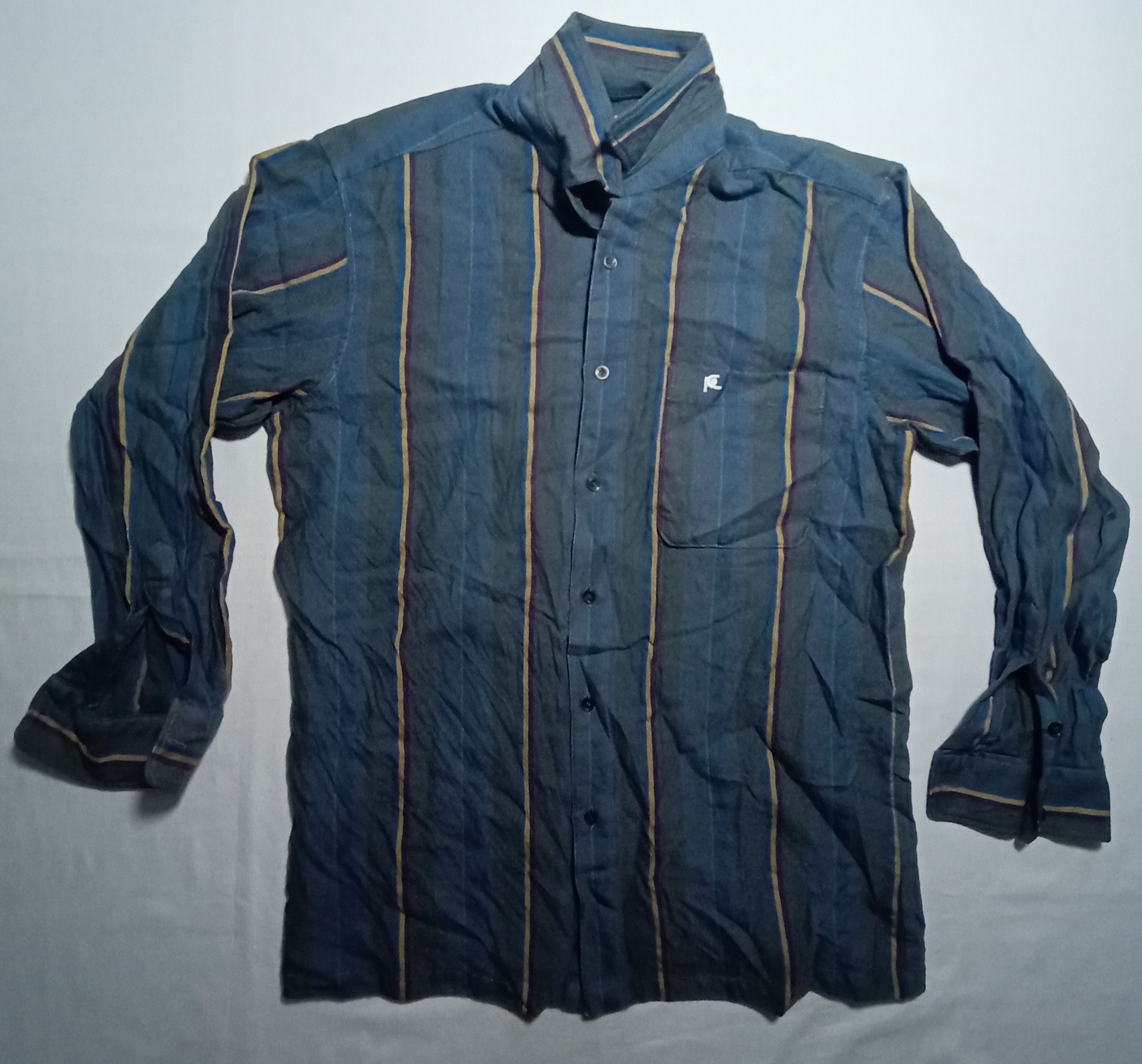 Pierre Cardin Pierre Cardin button up shirts dark gray Size US L / EU 52-54 / 3 - 1 Thumbnail