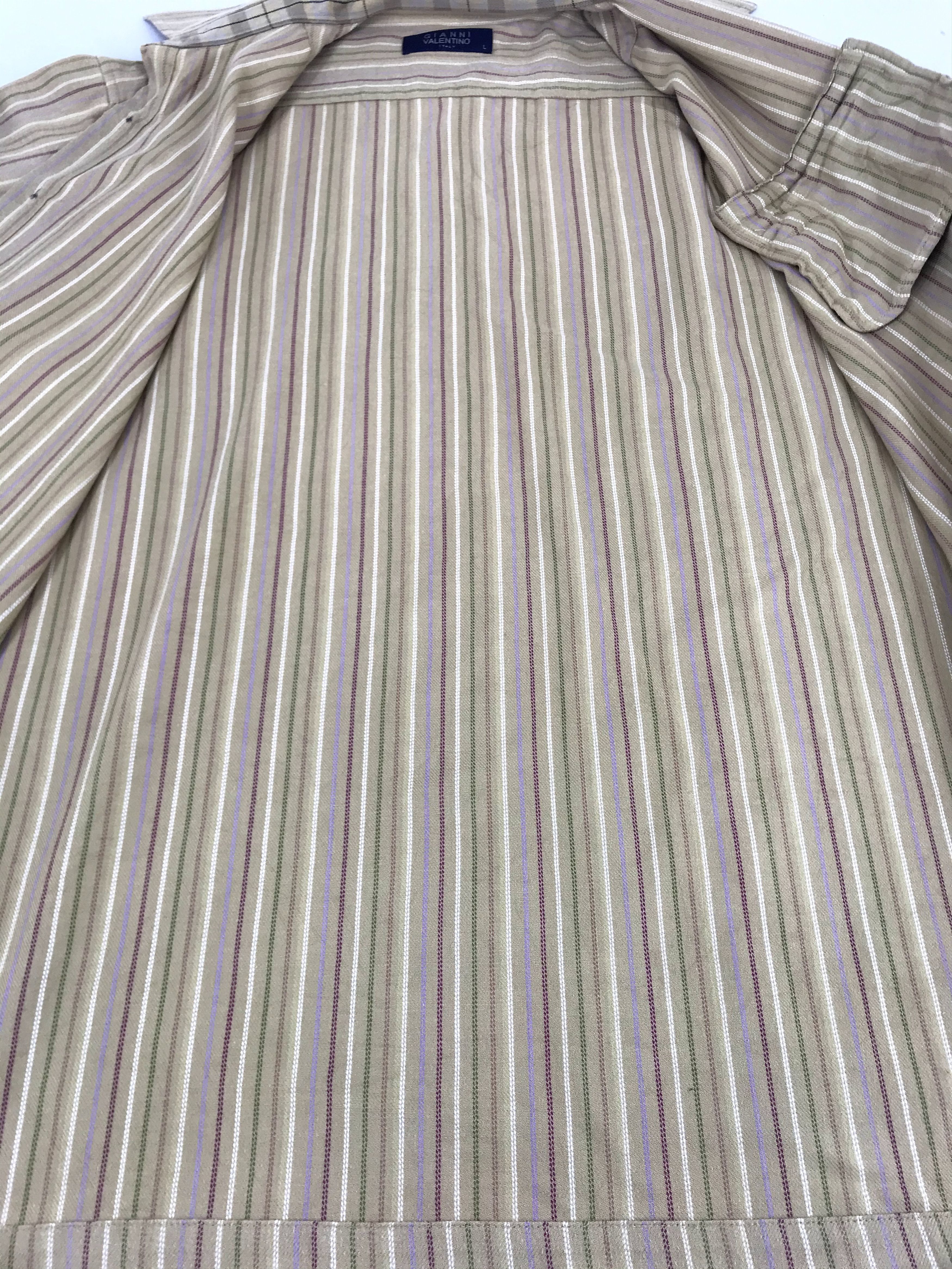 Valentino Vintage Gianni Valentino Flannel Shirt Single Pocket Size US L / EU 52-54 / 3 - 5 Thumbnail