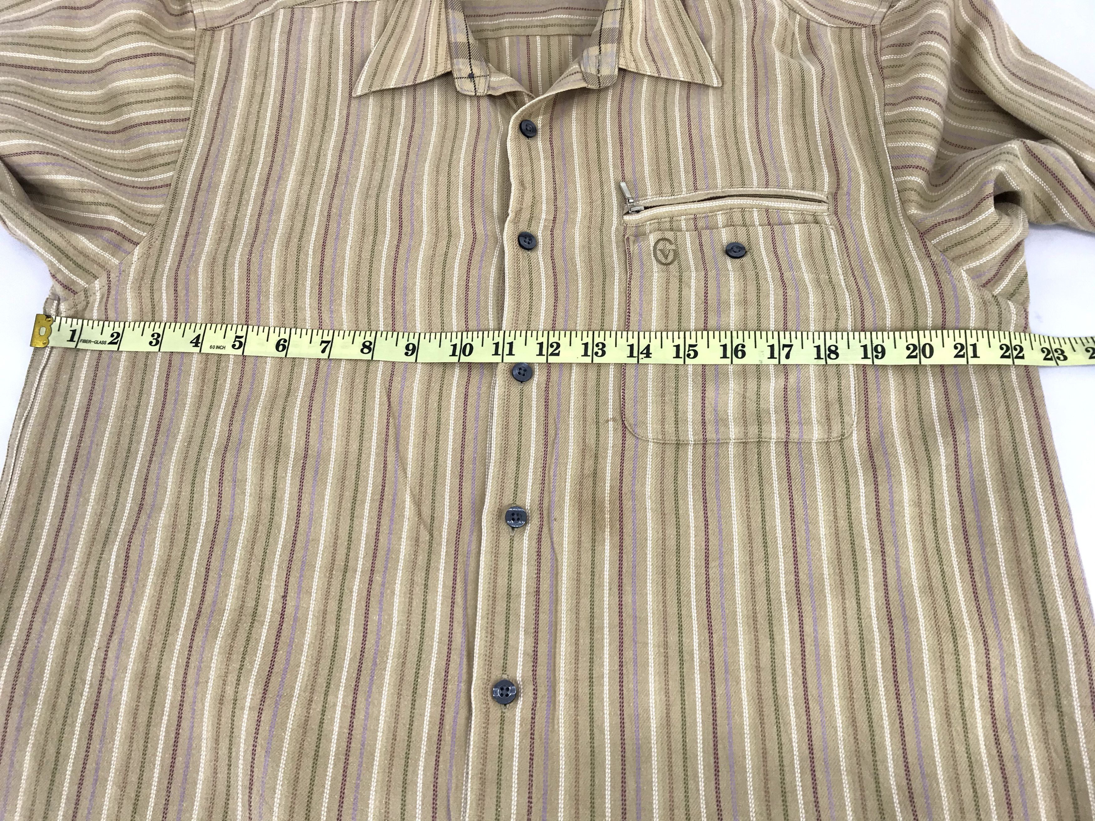 Valentino Vintage Gianni Valentino Flannel Shirt Single Pocket Size US L / EU 52-54 / 3 - 9 Thumbnail