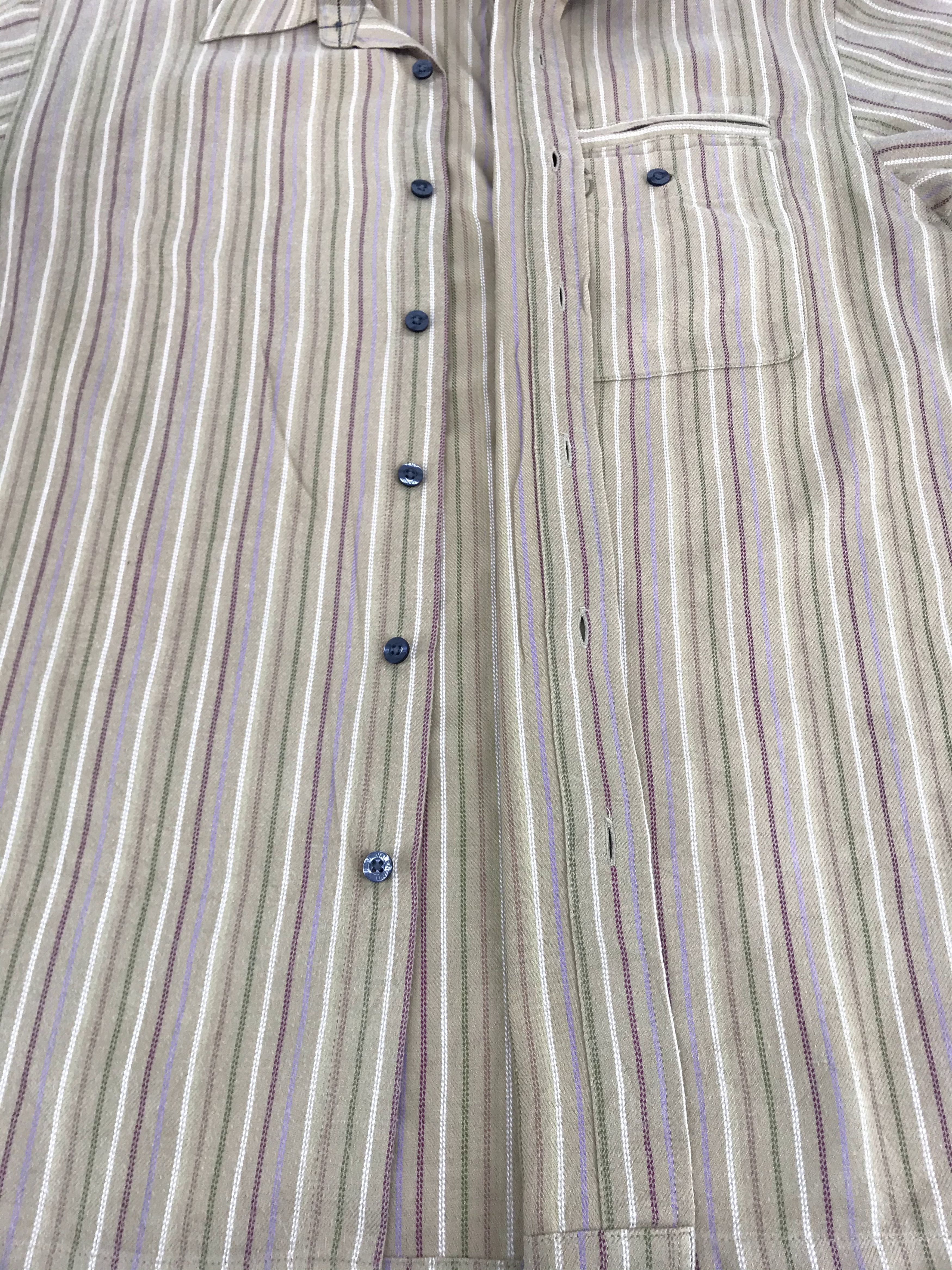 Valentino Vintage Gianni Valentino Flannel Shirt Single Pocket Size US L / EU 52-54 / 3 - 4 Thumbnail