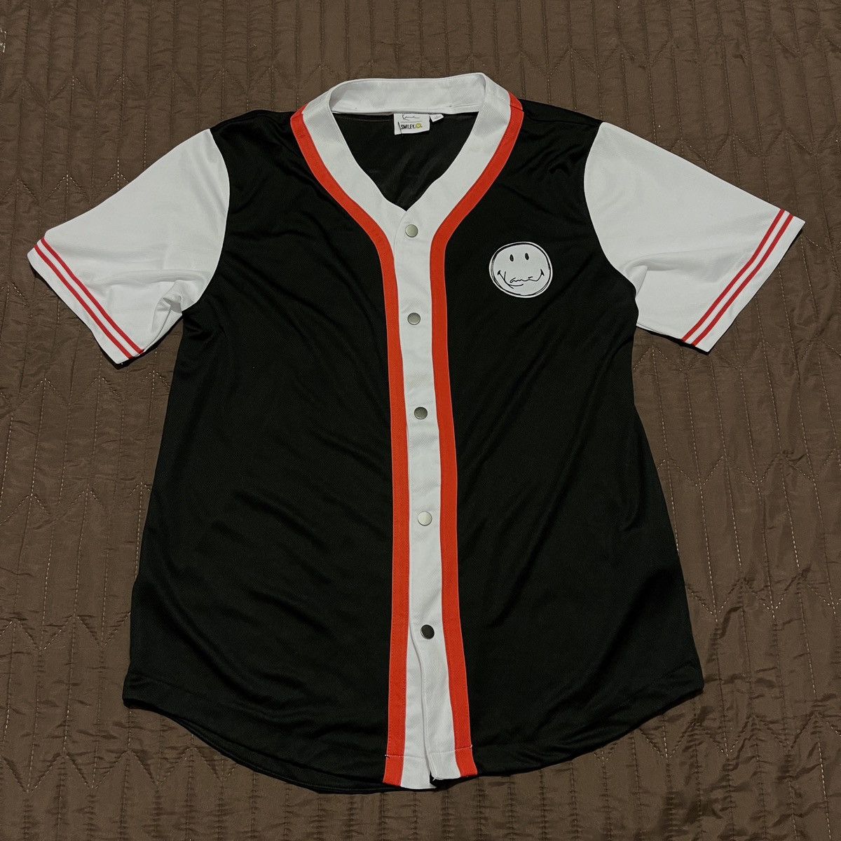 Karl Kani Smiley shirt sportswear y2k big logo
