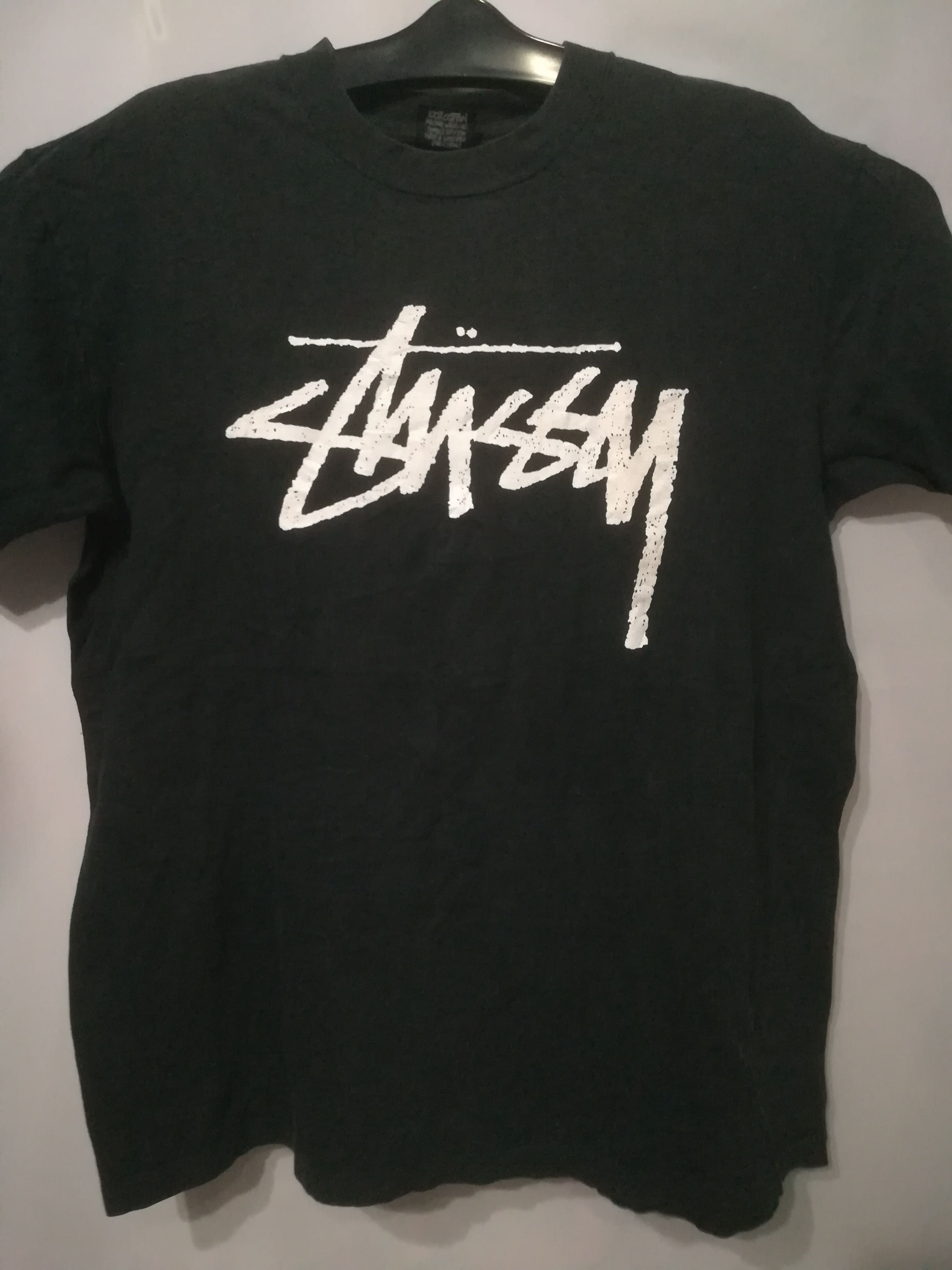 Stussy Vintage Stussy Big Logo Black Tag Tshirt Size US L / EU 52-54 / 3 - 1 Thumbnail