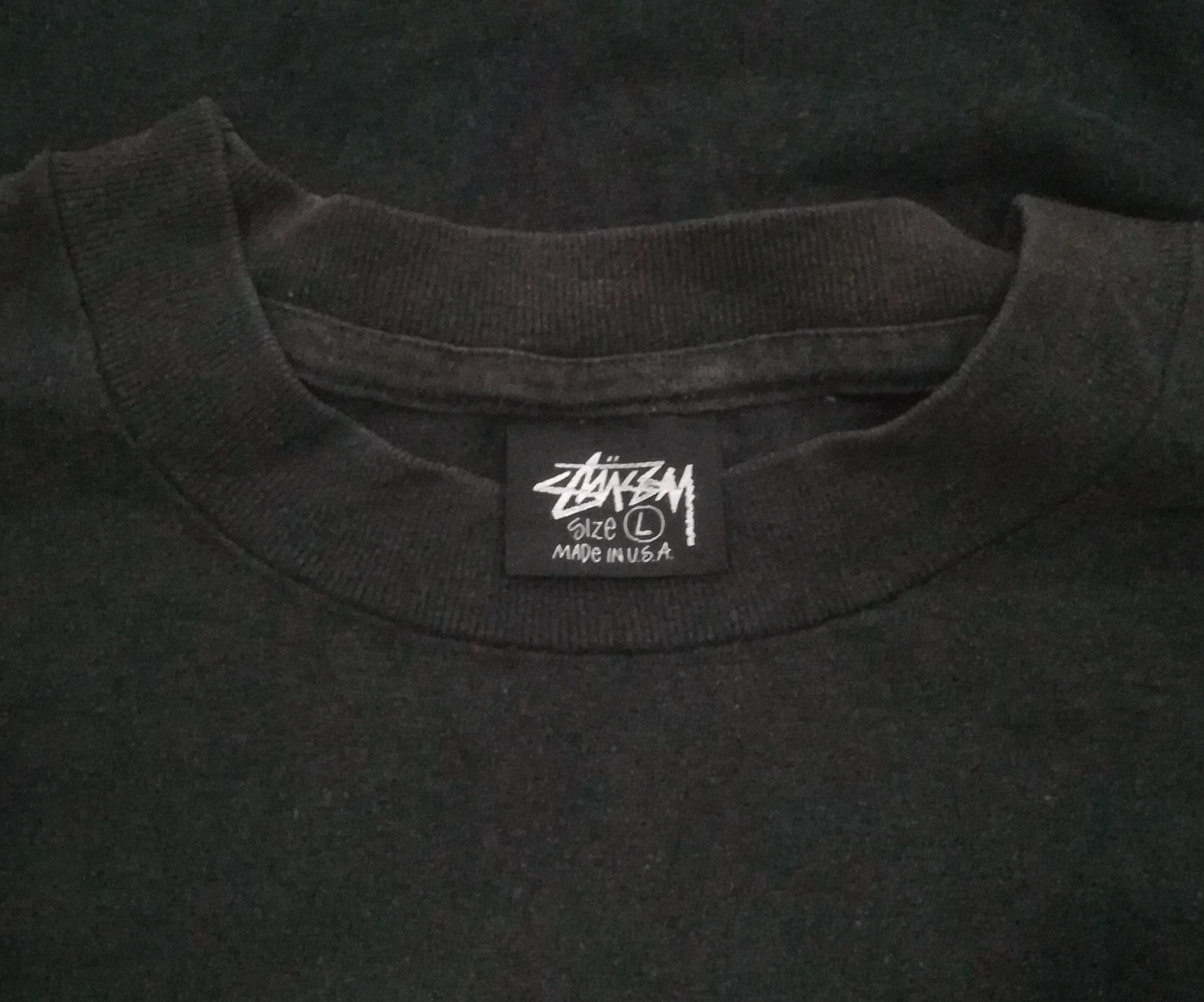 Stussy Vintage Stussy Big Logo Black Tag Tshirt Size US L / EU 52-54 / 3 - 6 Thumbnail